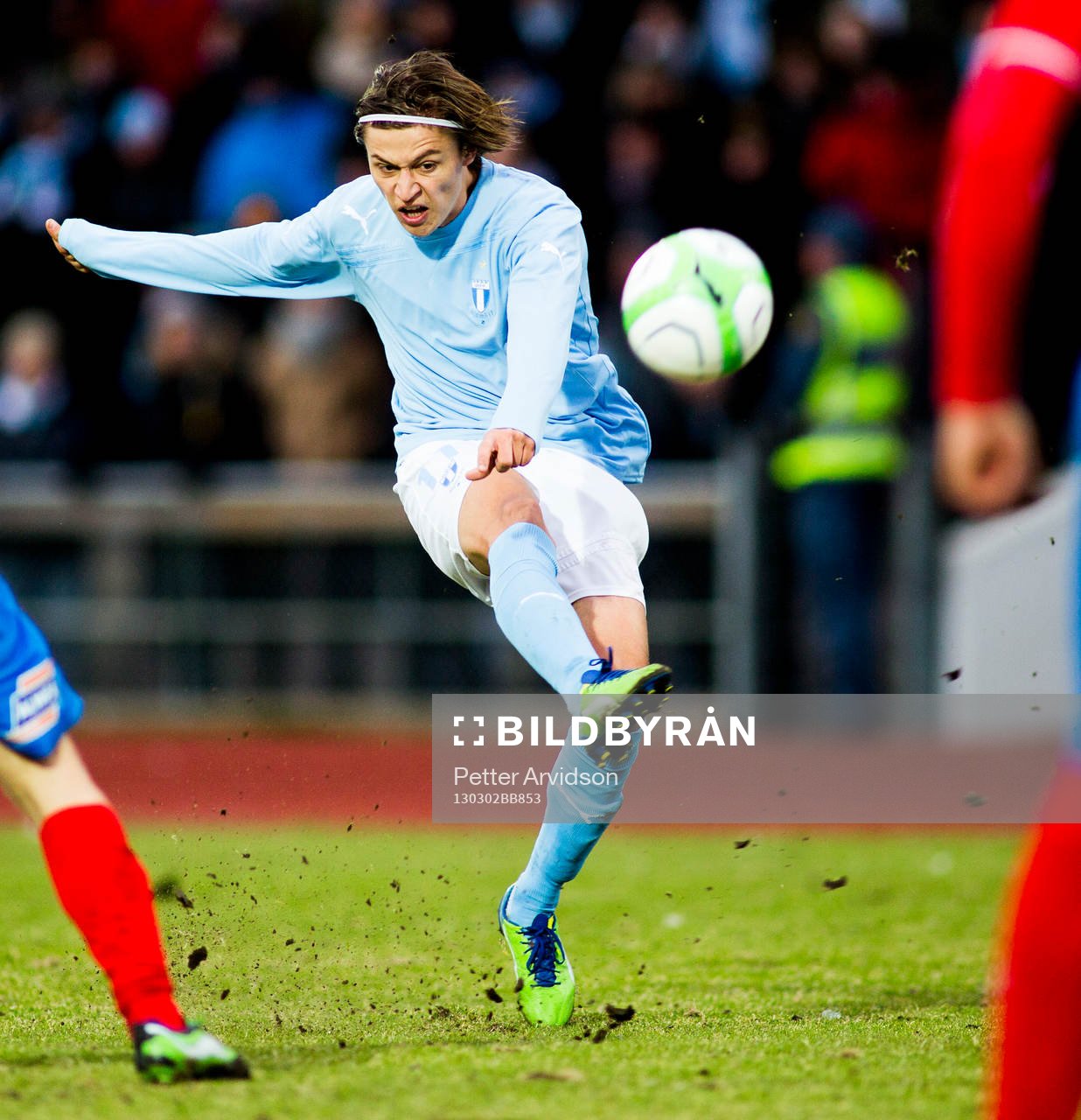 Simon Thern, Malmö FF, skjuter