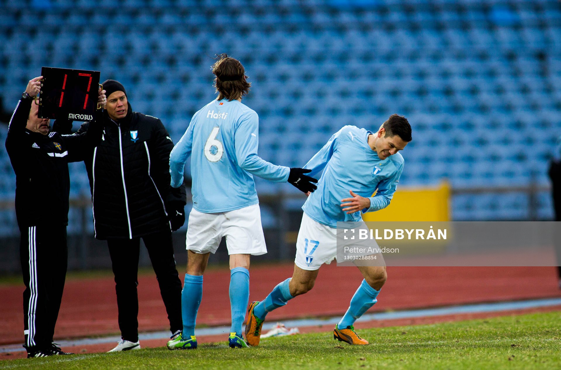 Markus Halsti, byts ut, in kommer, Ivo Pekalski, Malmö FF