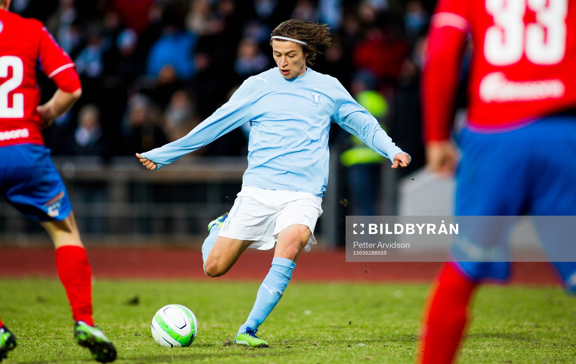 Simon Thern, Malmö FF, skjuter