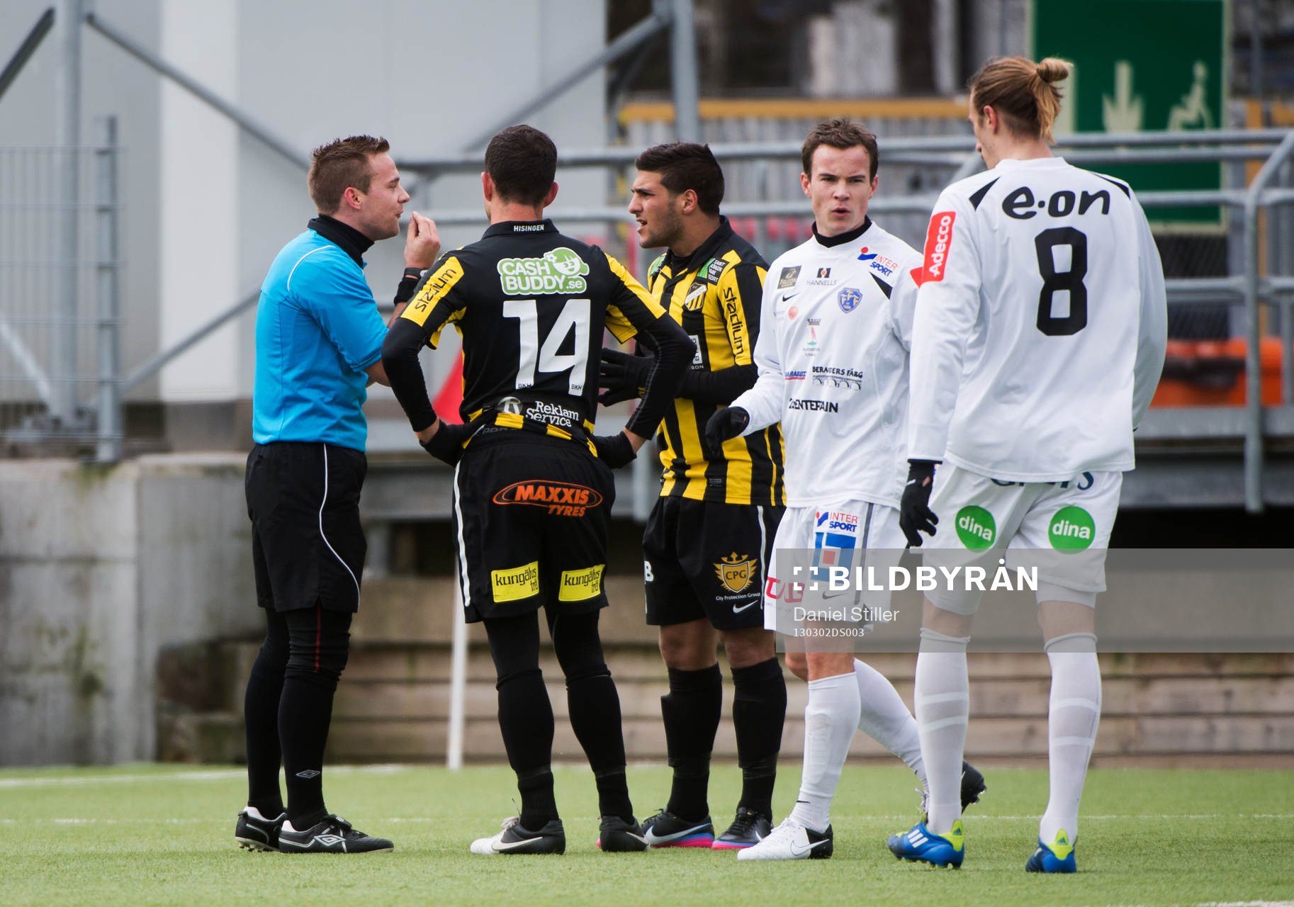 Moestafa El Kabir, Häcken, gör 1-0 men målet blir