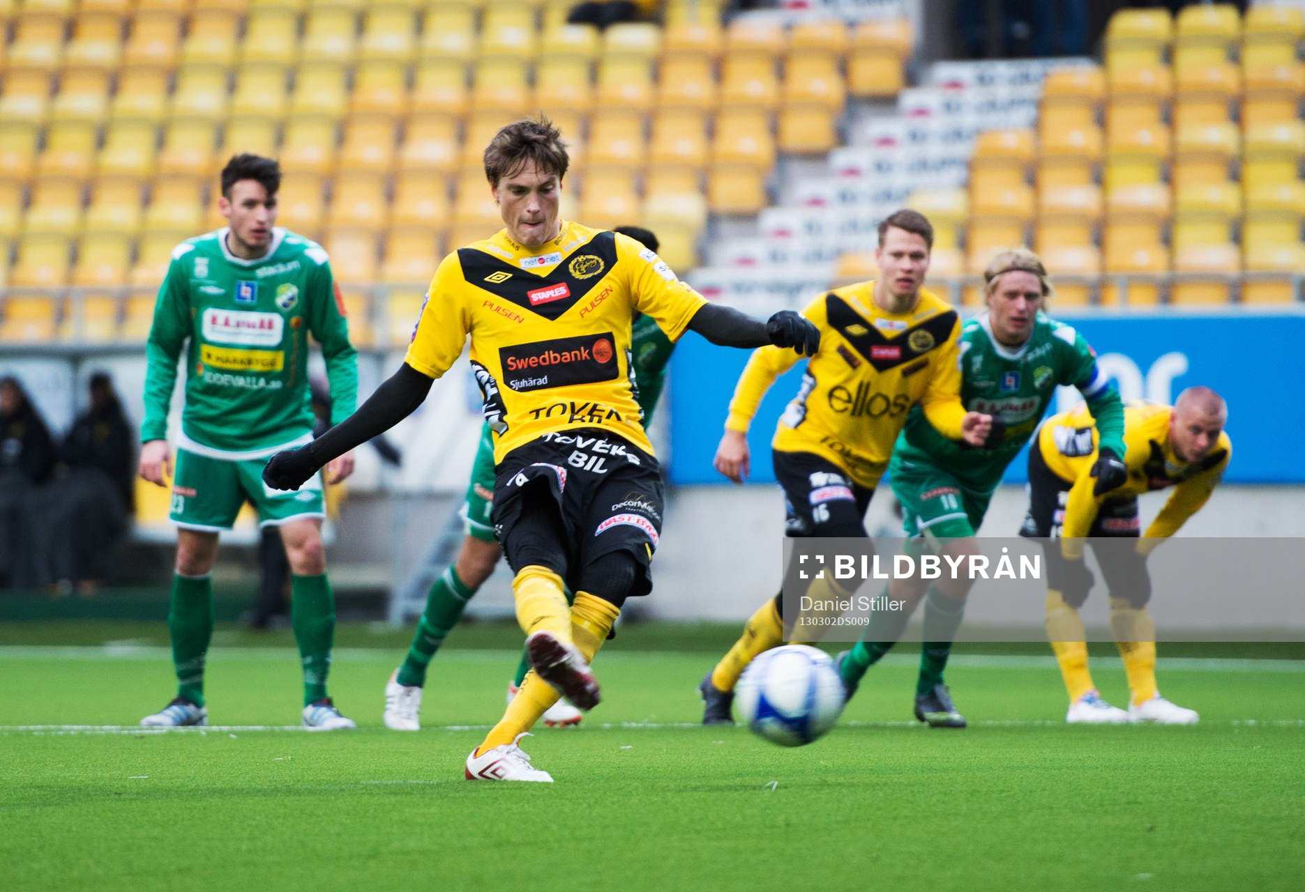 Lasse Nilsson, Elfsborg, sätter 2-1 på straff