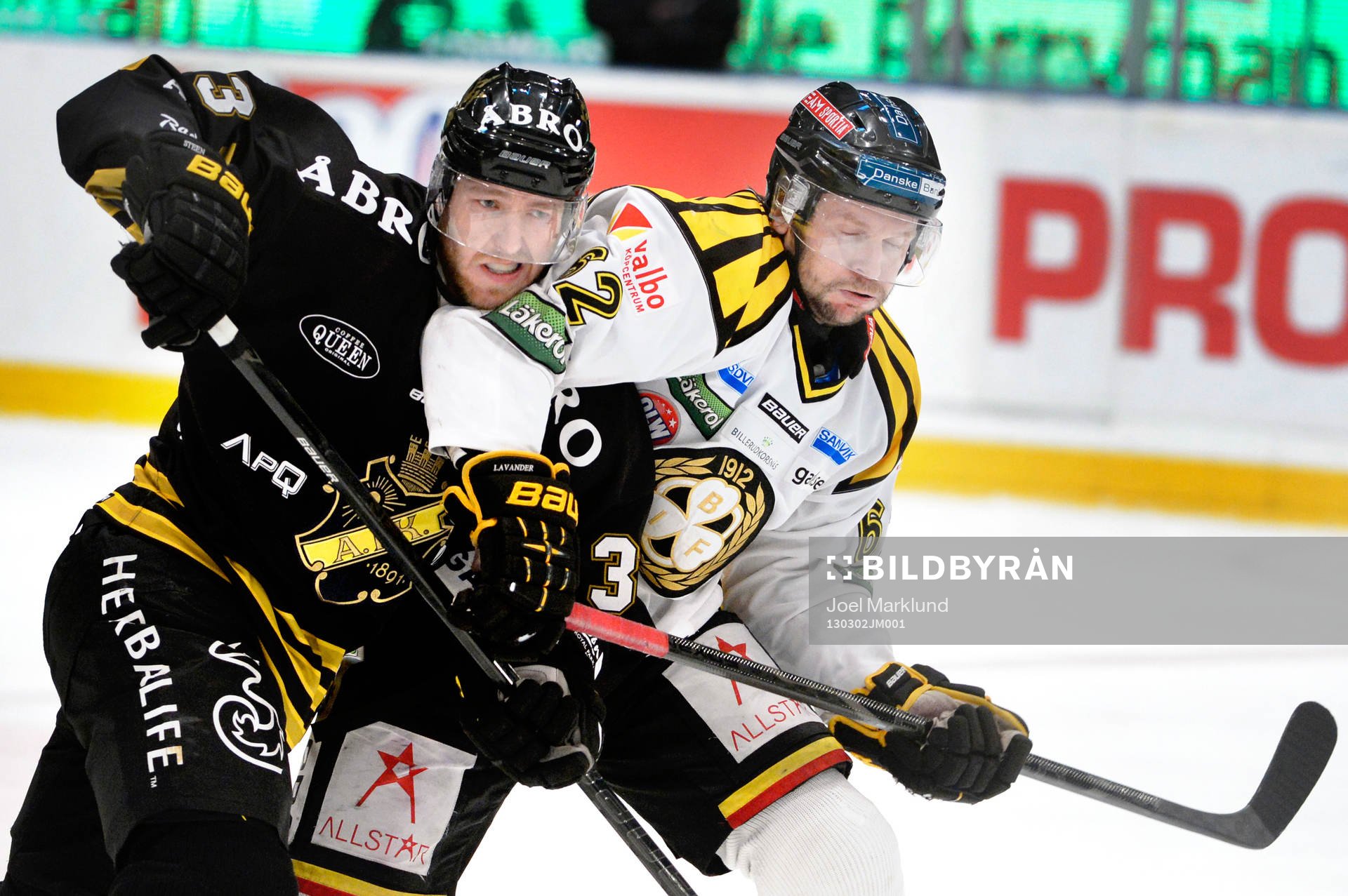 Nils Bäckström, AIK och Mats Lavander ,Brynäs