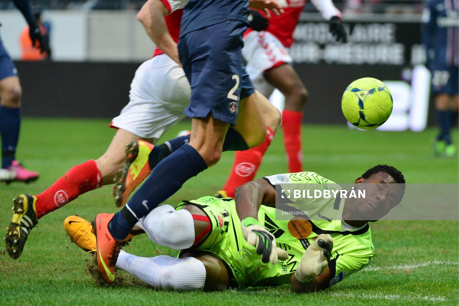 Kossi AGASSA - 02.03.2013 - Reims / PSG - 27e journee de