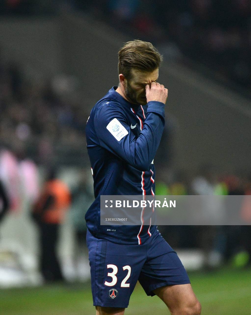 David BECKHAM - 02.03.2013 - Reims / PSG  - 27eme journee