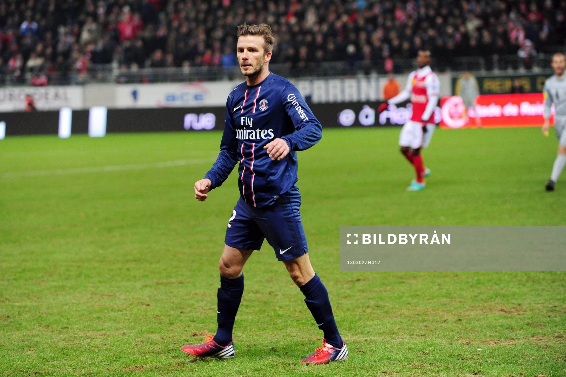 David BECKHAM - 02.03.2013 - Reims / PSG - 27e journee de