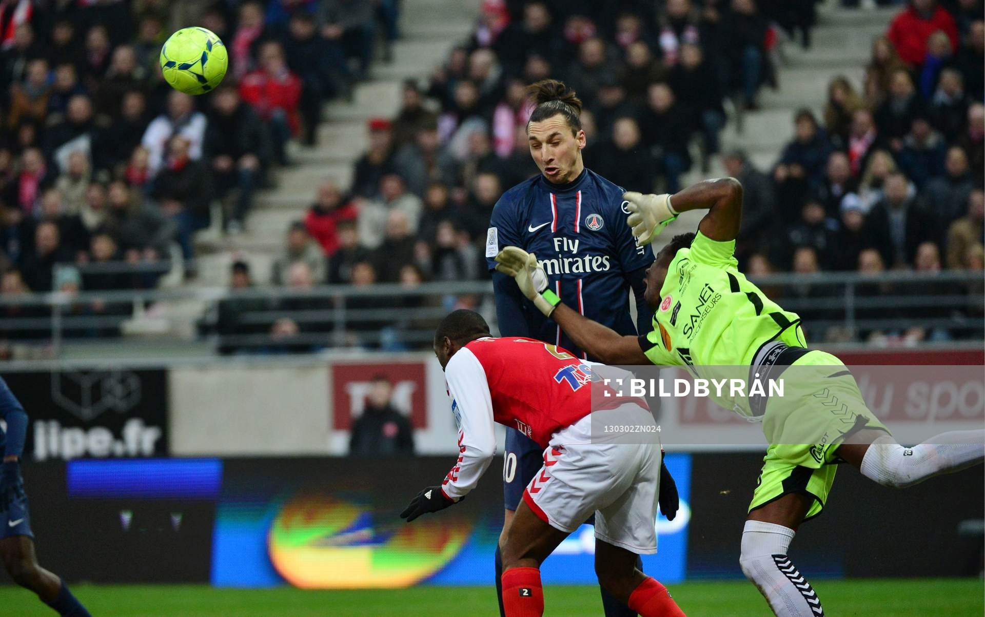 Zlatan IBRAHIMOVIC / Kossi AGASSA - 02.03.2013 - Reims /