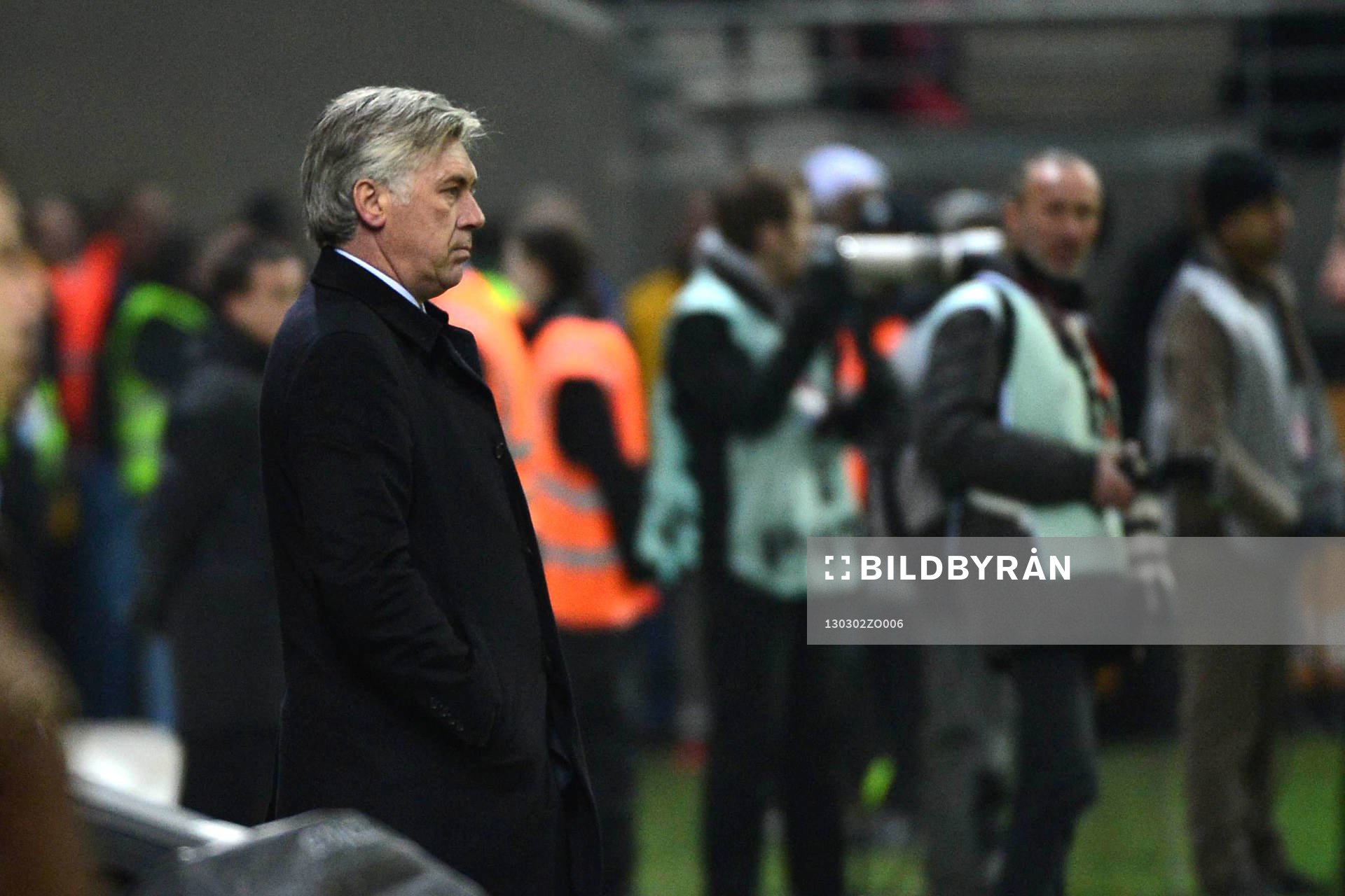 Carlo ANCELOTTI - 02.03.2013 - Reims / PSG  - 27eme journee