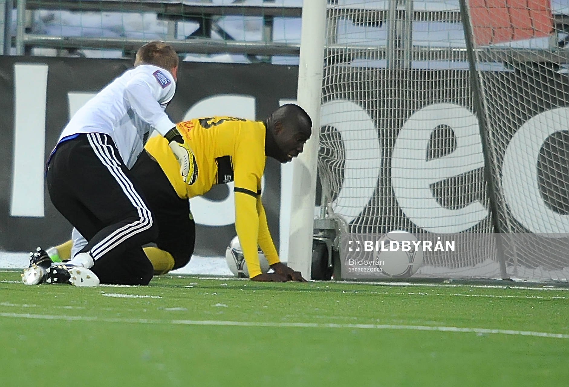 Frej gör 2-1 genom mål av Alhaji Kamara bakom Sundsvalls