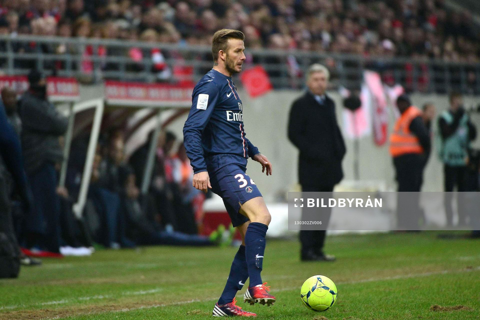 David BECKHAM - 02.03.2013 - Reims / PSG  - 27eme journee