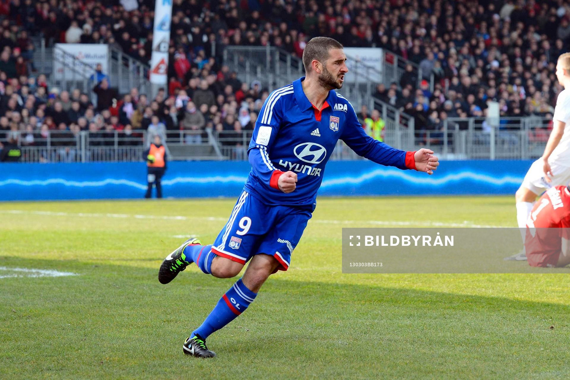 Joie  Lisandro LOPEZ - 03.03.2013 - Brest / Lyon - 27eme