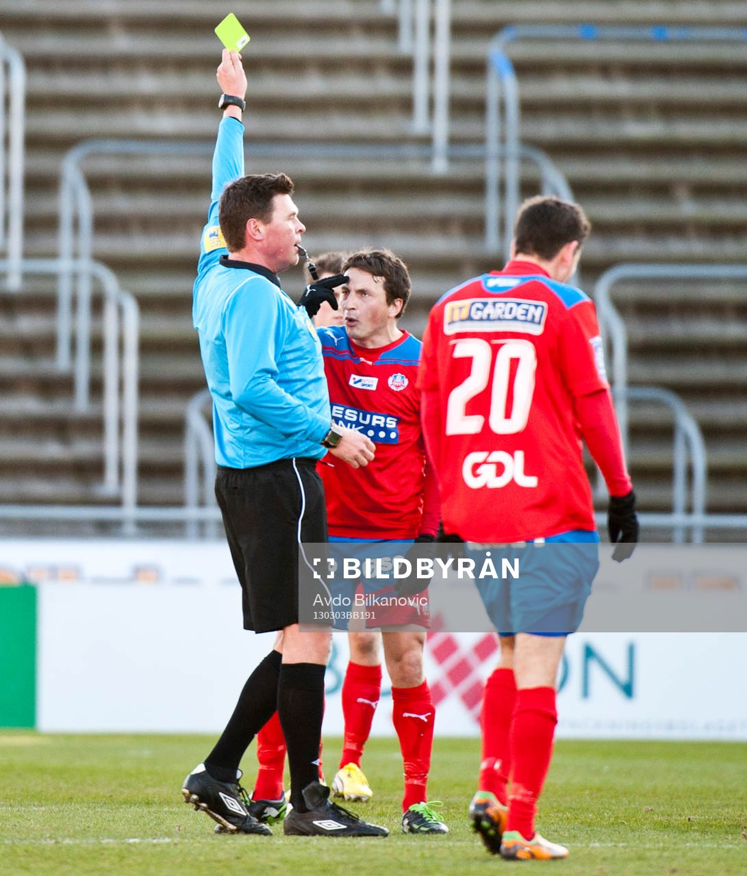 Ardian Gashi, Helsingborg protesterar mot domarens Antti