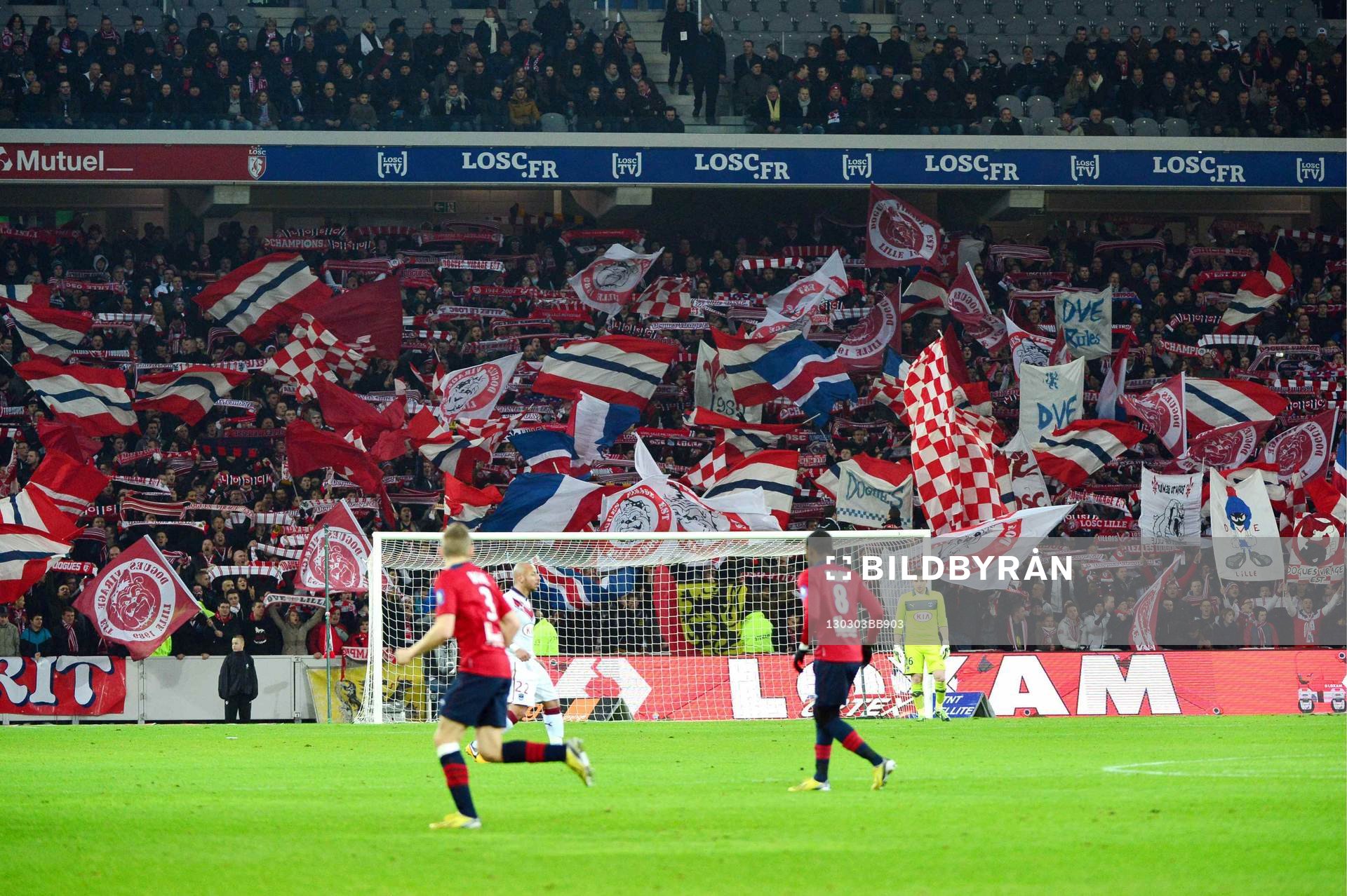 Supporters Lille - 03.03.2013 - Lille / Bordeaux - 27e