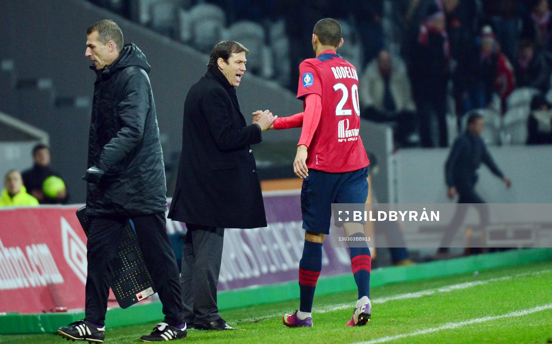 Rudi GARCIA / Ronny RODELIN - 03.03.2013 - Lille / Bordeaux