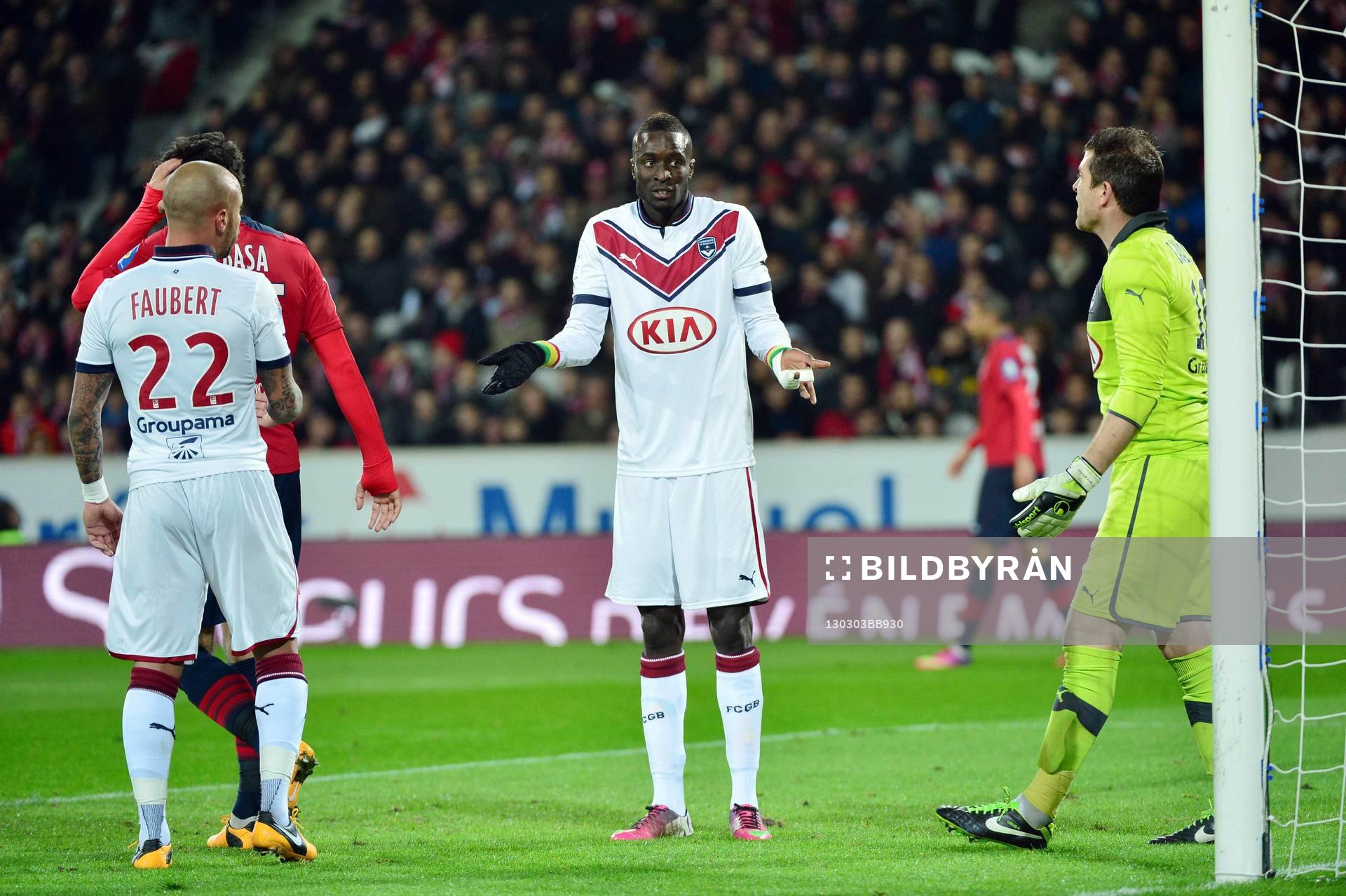 Ludovic SANE - 03.03.2013 - Lille / Bordeaux - 27e journee