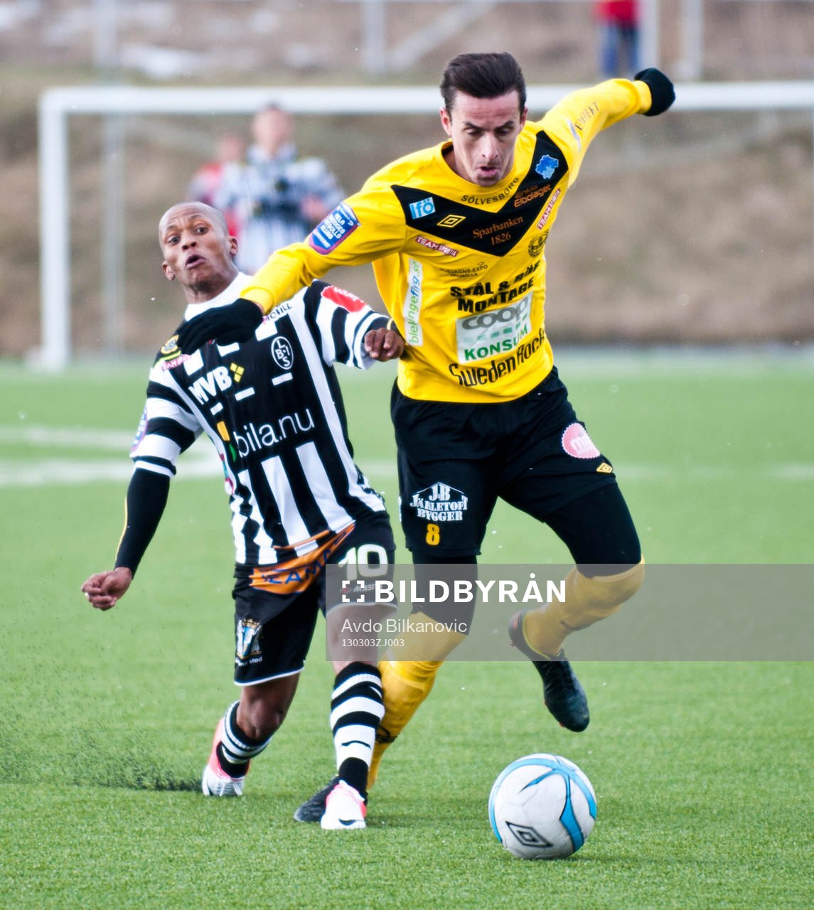Bradley Ralani, Landskrona, Haris Radetinac, Mjällby