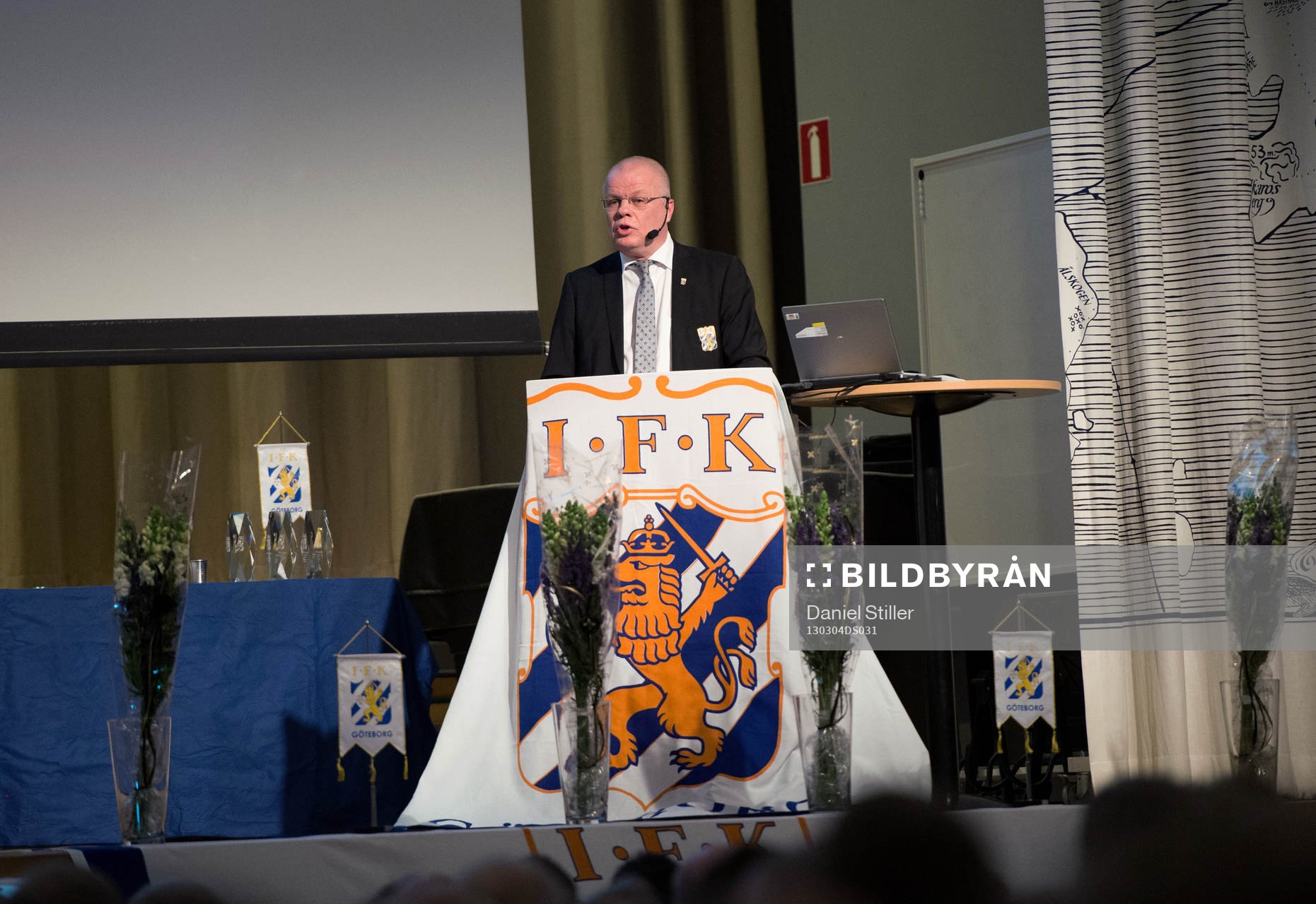 Avgående ordföranden Kent Olsson inledde mötet