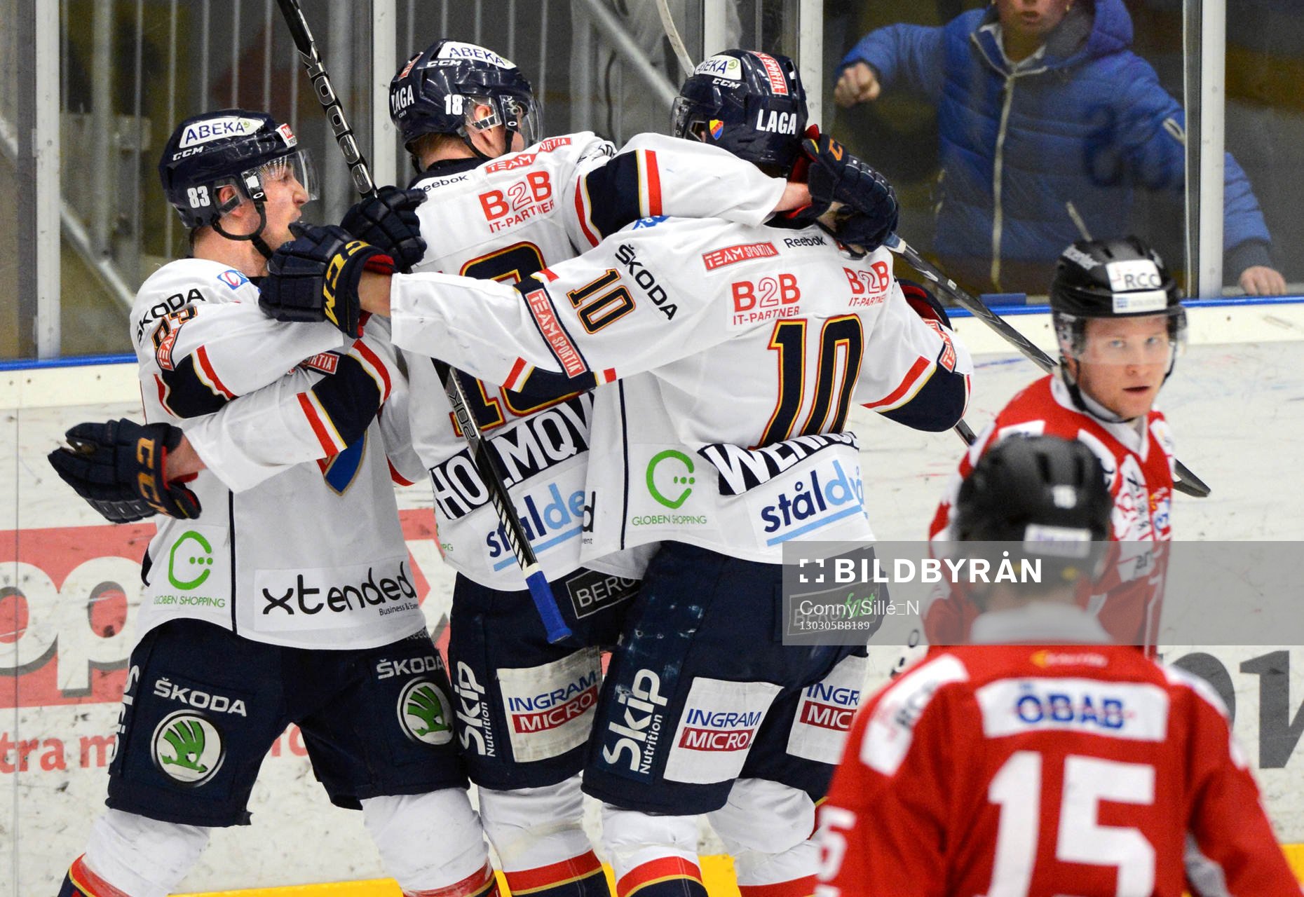 3-3 Dustin Johner , Michael Holmqvist och Alexander