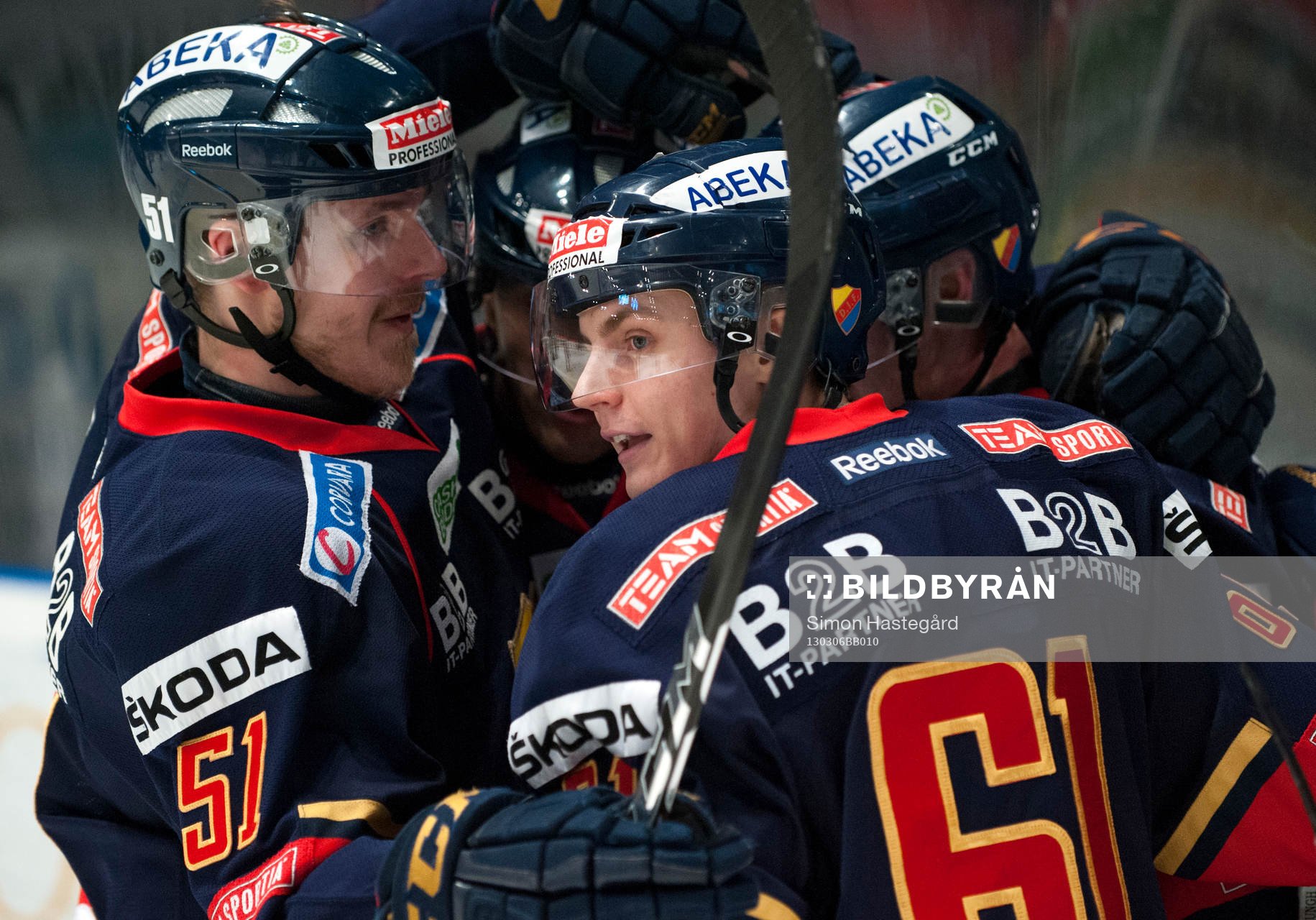 David Lindström,  och Markus Ljungh jublar
