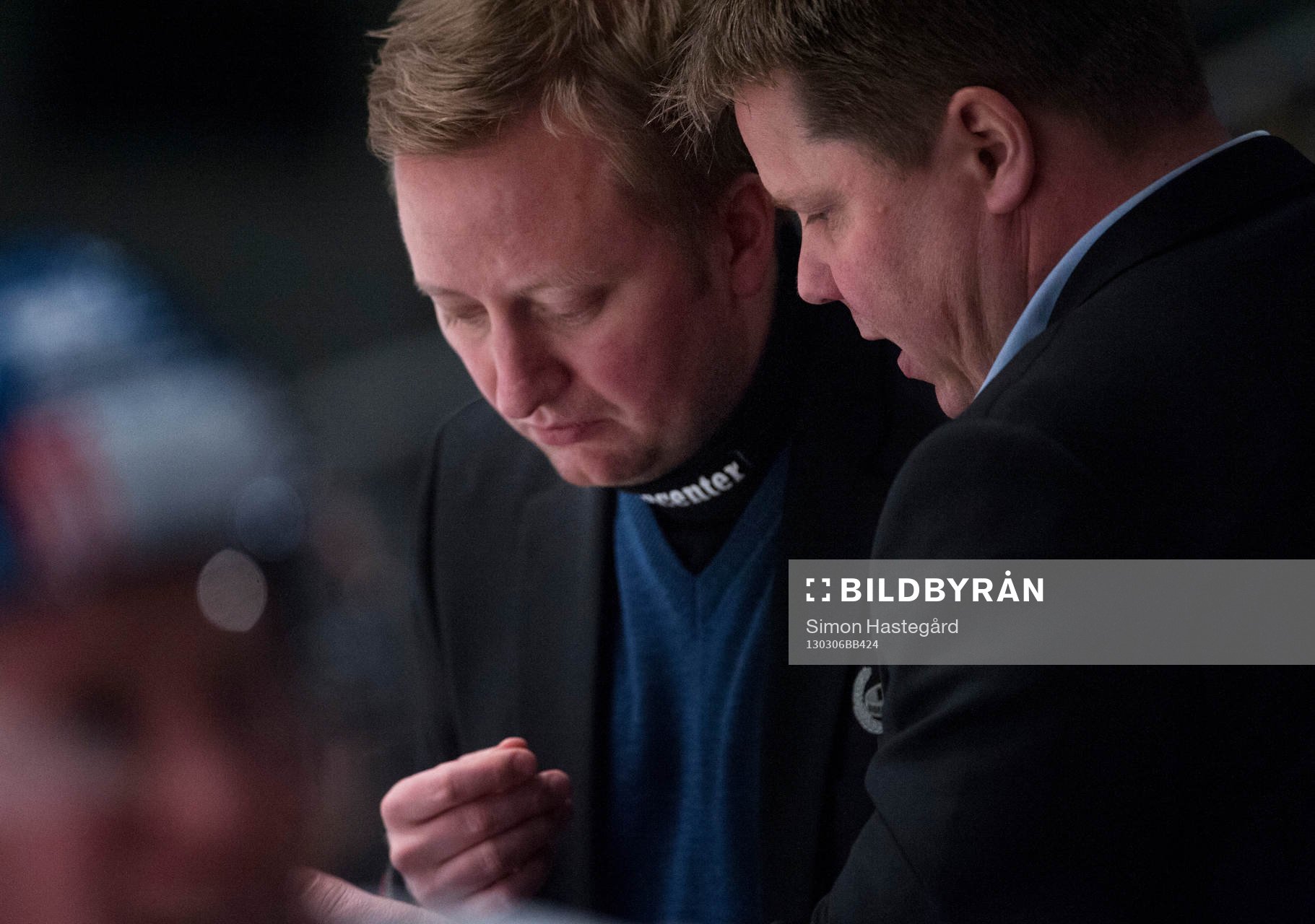 Fredrik Söderström, tränare, och Michael Larsson,