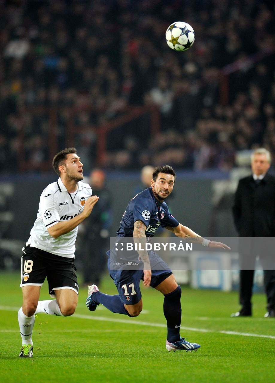 Victor RUIZ / Ezequiel LAVEZZI - 06.03.2013 - Paris Saint