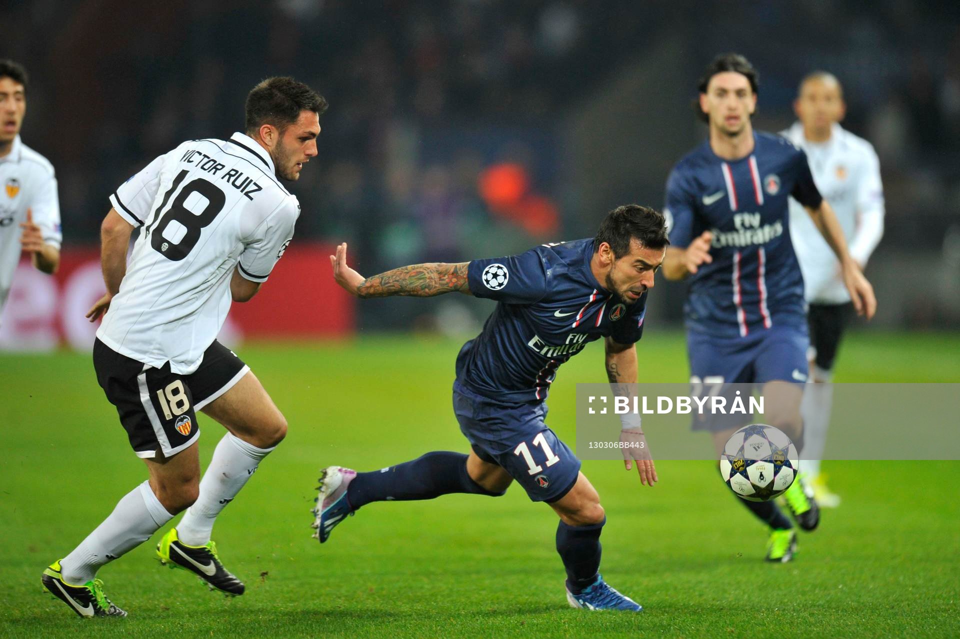Ezequiel LAVEZZI - 06.03.2013 - Paris Saint Germain /