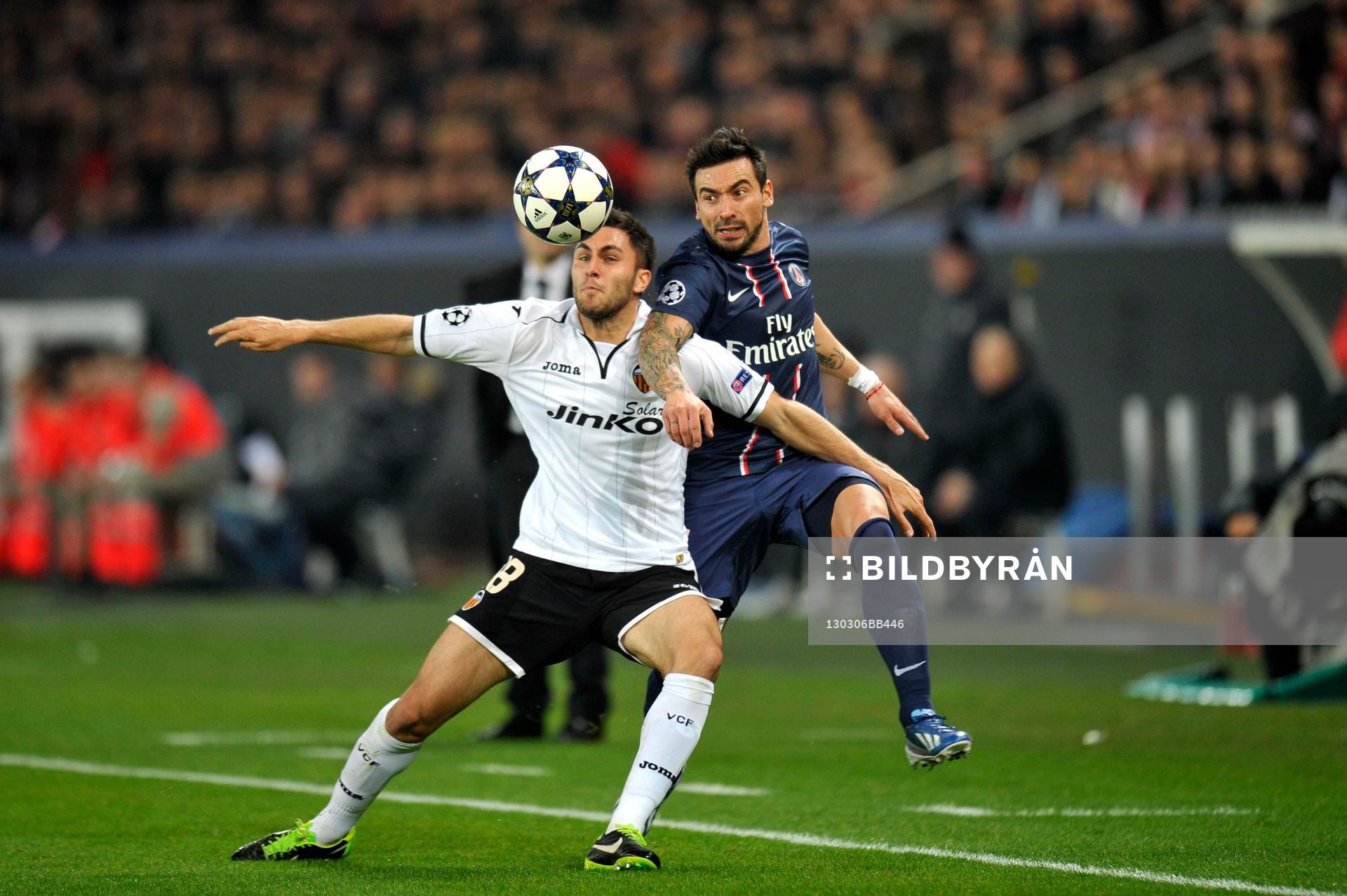 Victor RUIZ / Ezequiel LAVEZZI - 06.03.2013 - Paris Saint