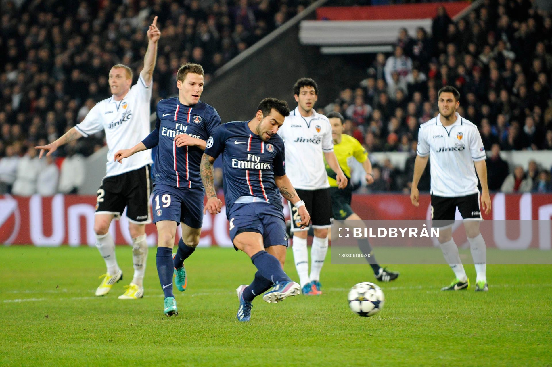 But de Ezequiel LAVEZZI - 06.03.2013 - Paris Saint Germain