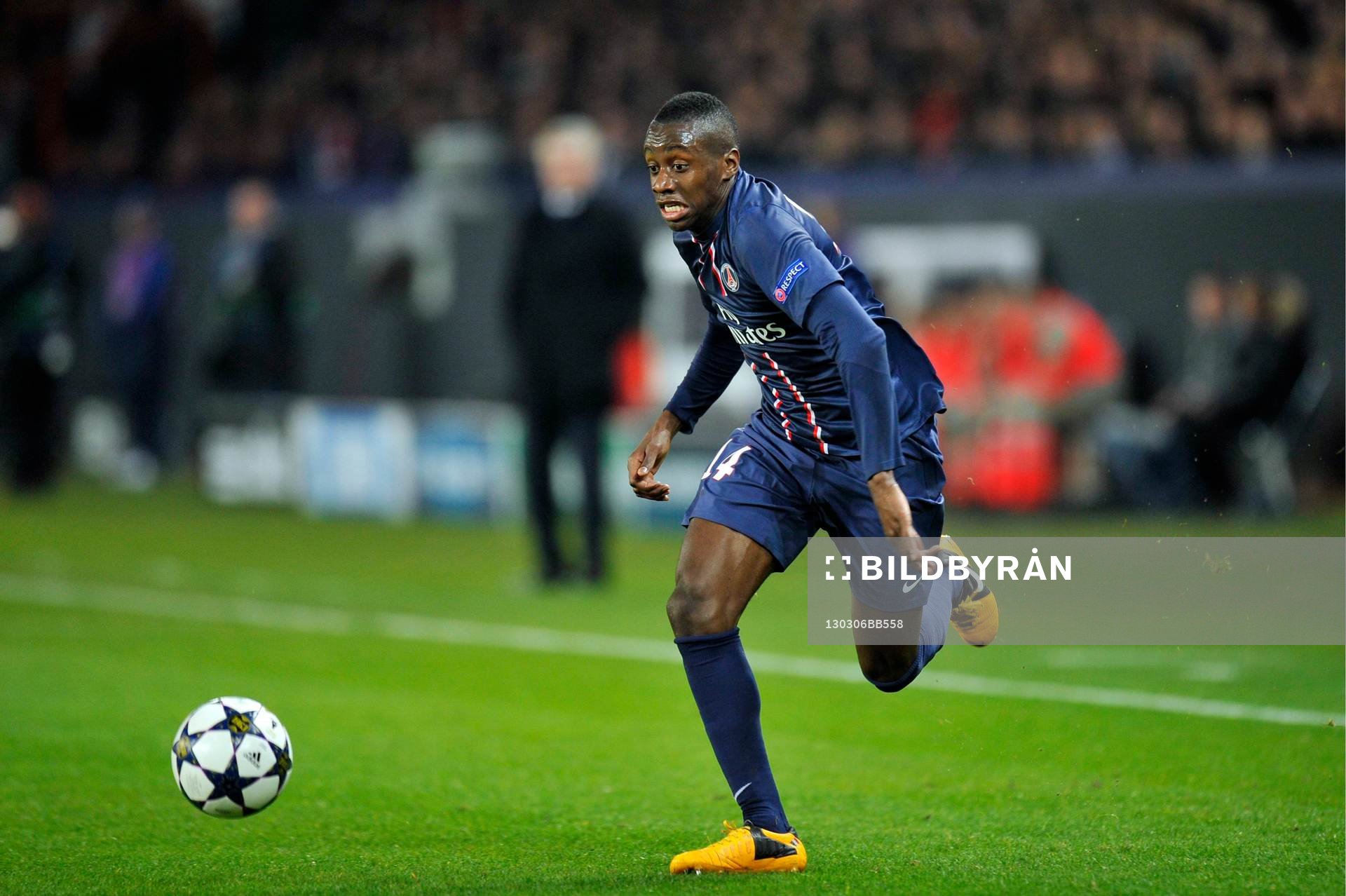  Fotboll, Champions League, PSG - Valencia: Blaise MATUIDI  - 06.03.2013 - Paris Saint Germain / Valence - 1/8Finale retour Champions League