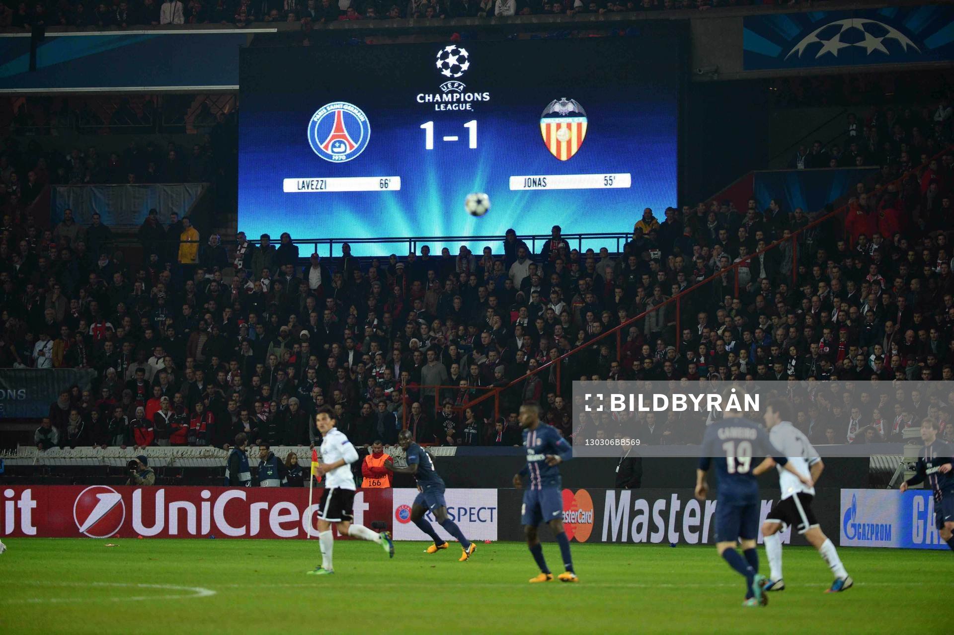 Score - 06.03.2013 - Paris Saint Germain / Valence - 1/8