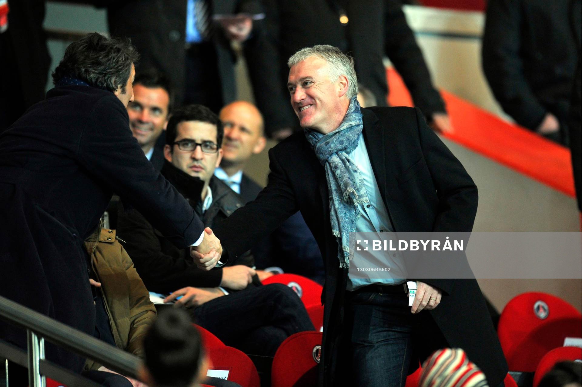 Richard Anconina / Didier Deschamps  - 06.03.2013 - Paris