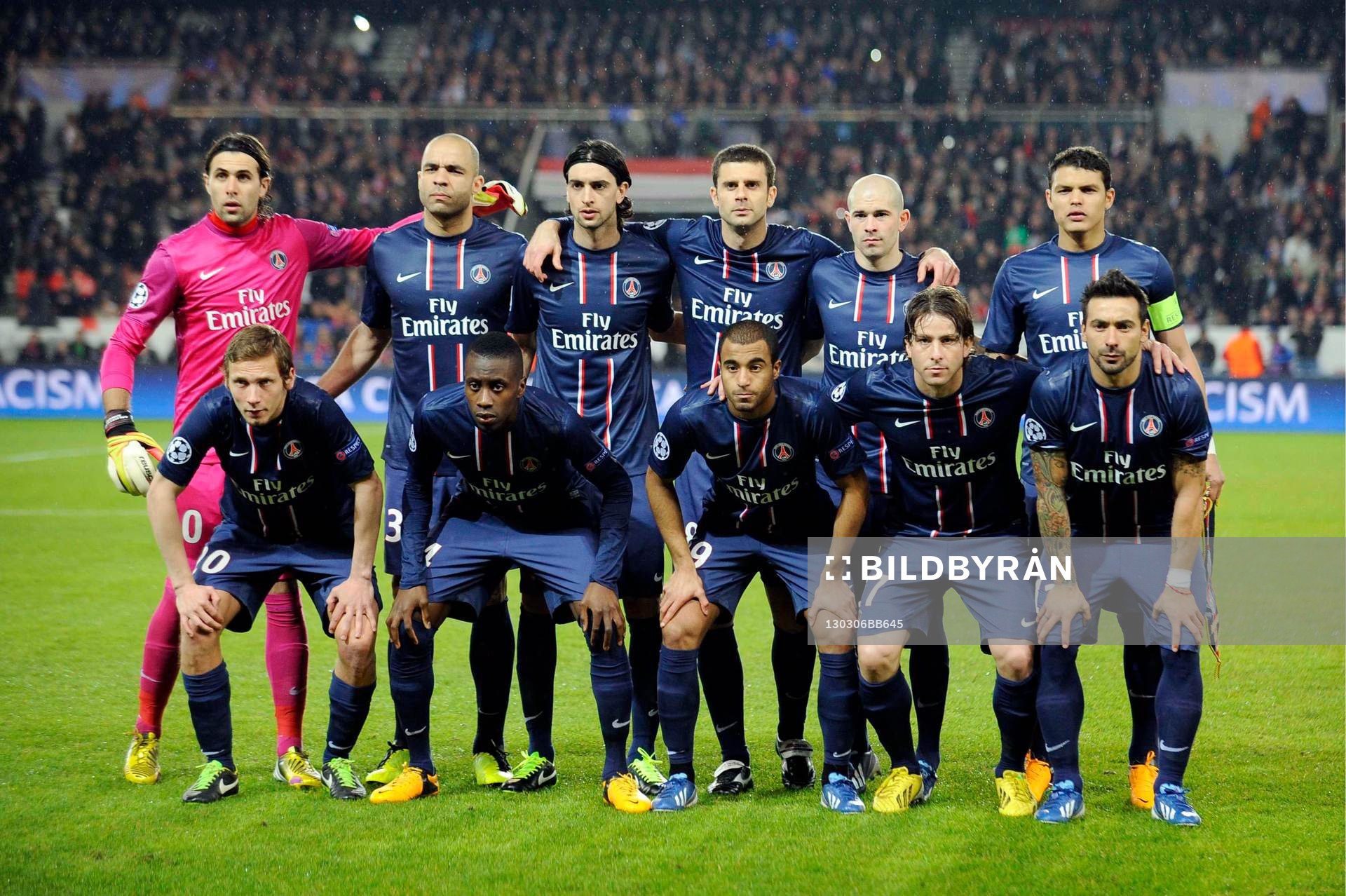Equipe du PSG  - 06.03.2013 - Paris Saint Germain / Valence