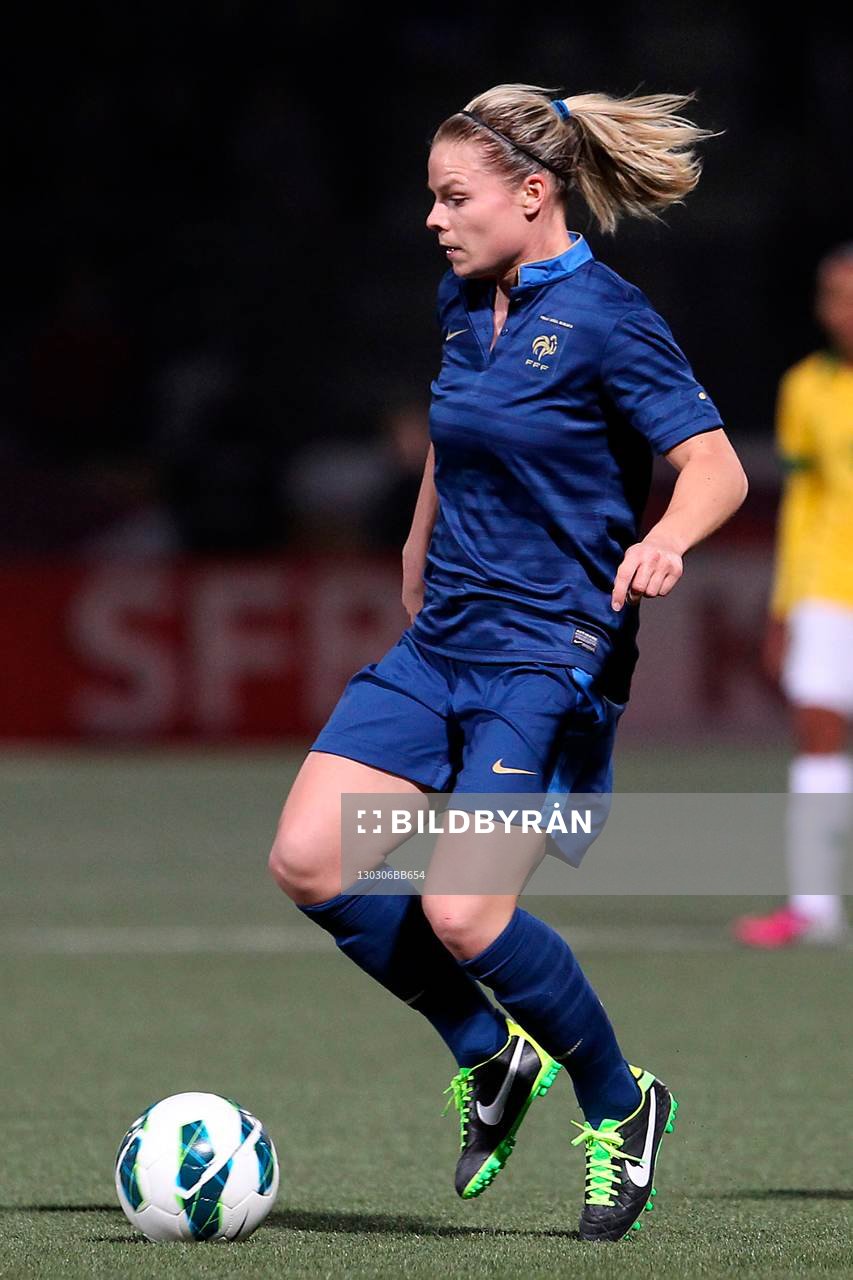 6, Fotboll, Frankrikes Damlandslag: Eugenie LE SOMMER - 06.03.2013 - France / Bresil - Match amical des Feminines - Nancy