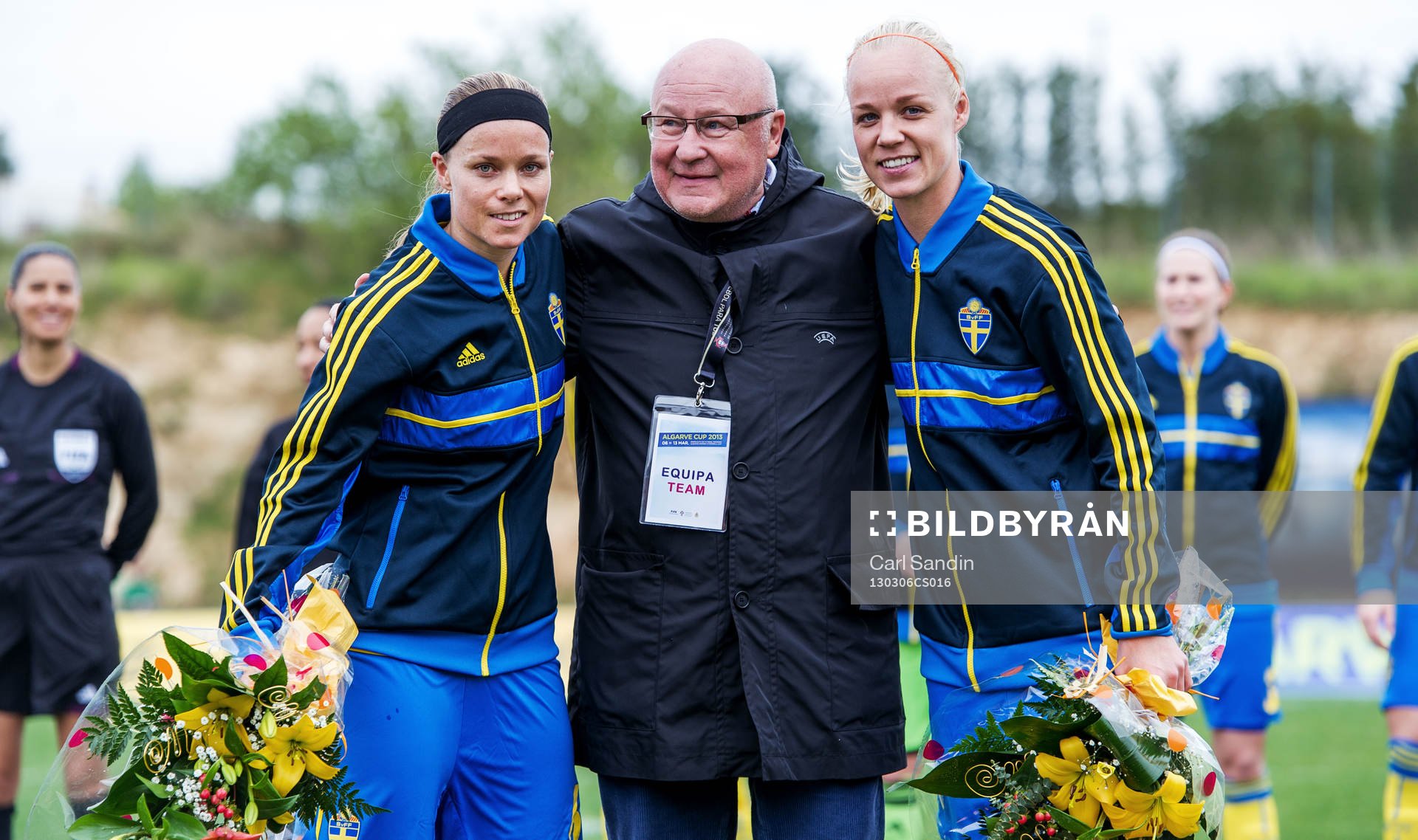 Sara Thunebro och Caroline Seger, gör sin 100:e landskamp.