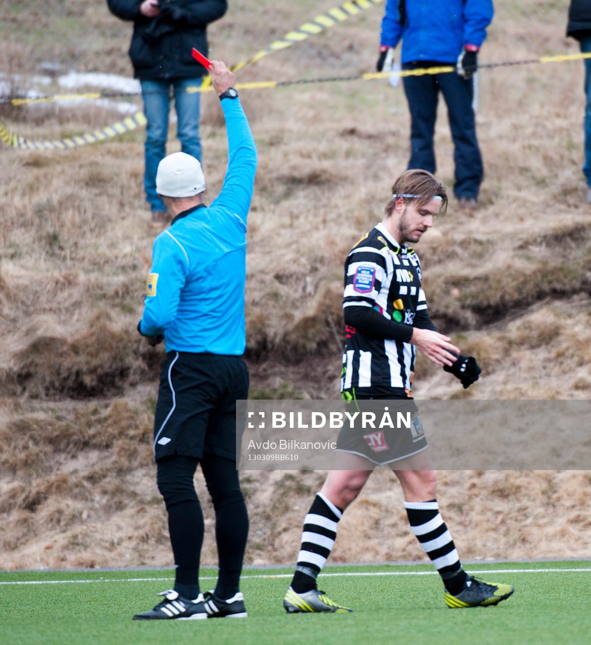 Andreas Dahl, Landskrona, rött kort