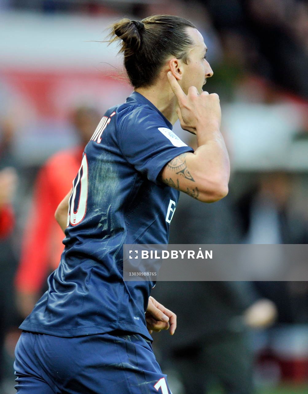 Joie de Zlatan IBRAHIMOVIC - 09.03.2013 - Paris Saint