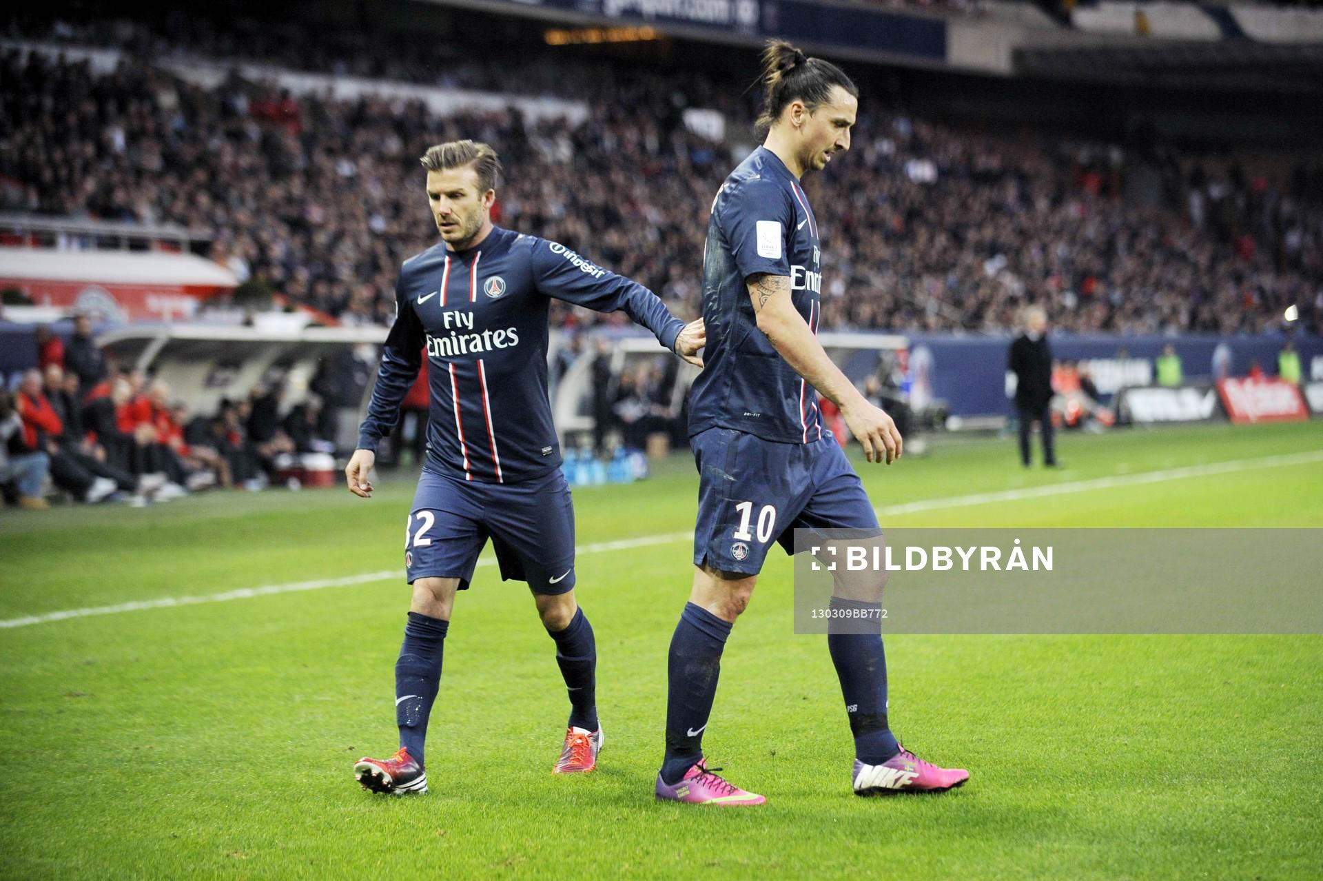Zlatan IBRAHIMOVIC / David BECKHAM - 09.03.2013 - Paris