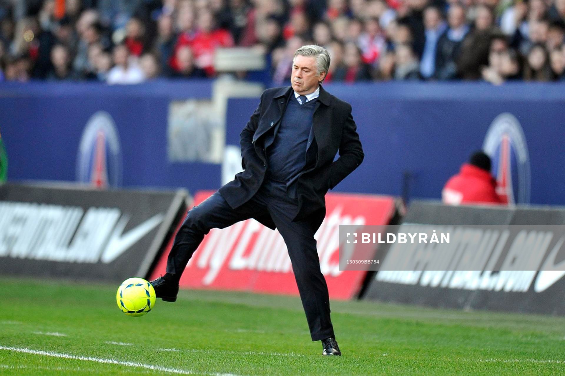  Fotboll, Paris Saint Germain - Nancy: Carlo ANCELOTTI - 09.03.2013 - Paris Saint Germain / Nancy - 28e journee de Ligue 1