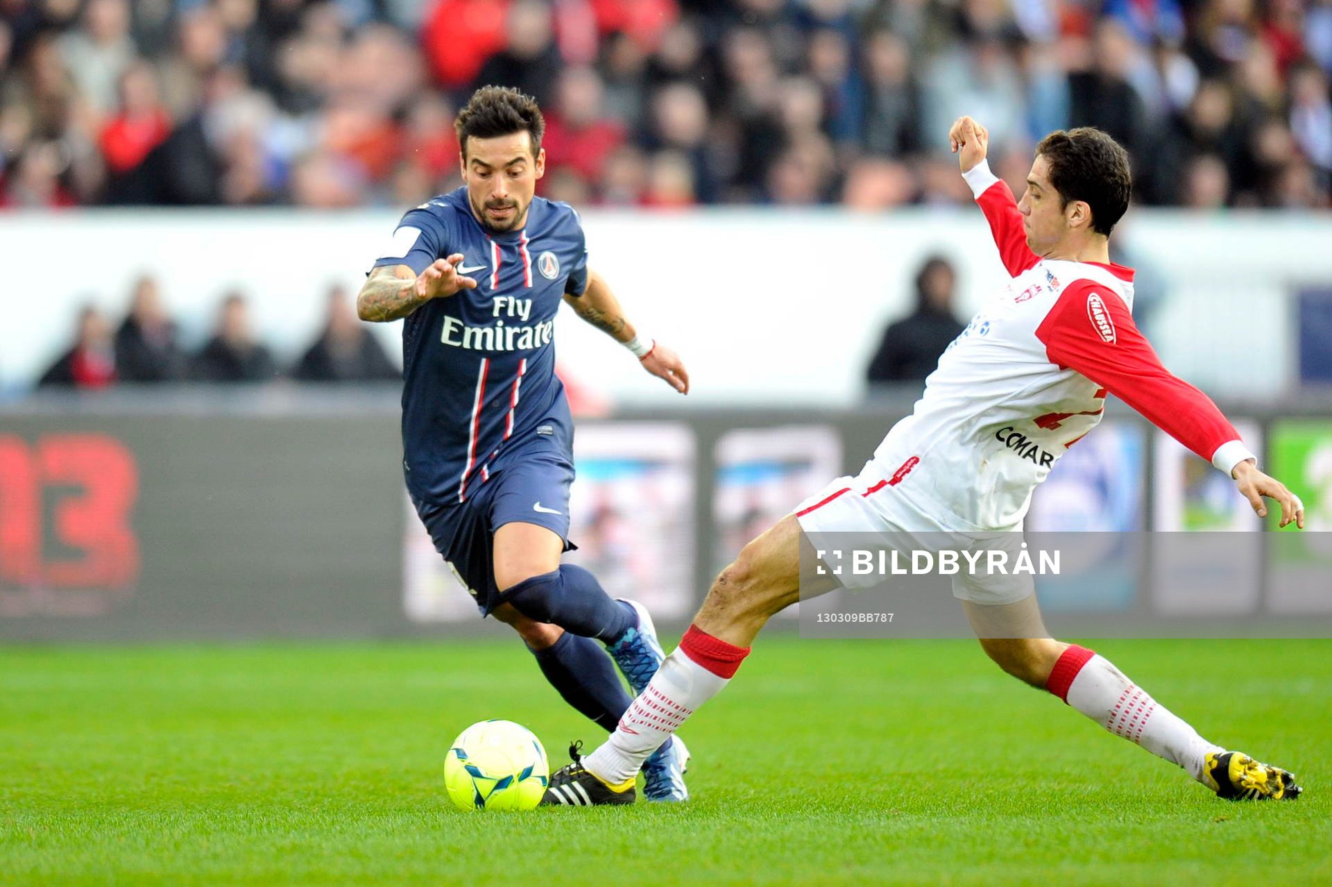 Ezequiel LAVEZZI / Thomas AYASSE - 09.03.2013 - Paris Saint