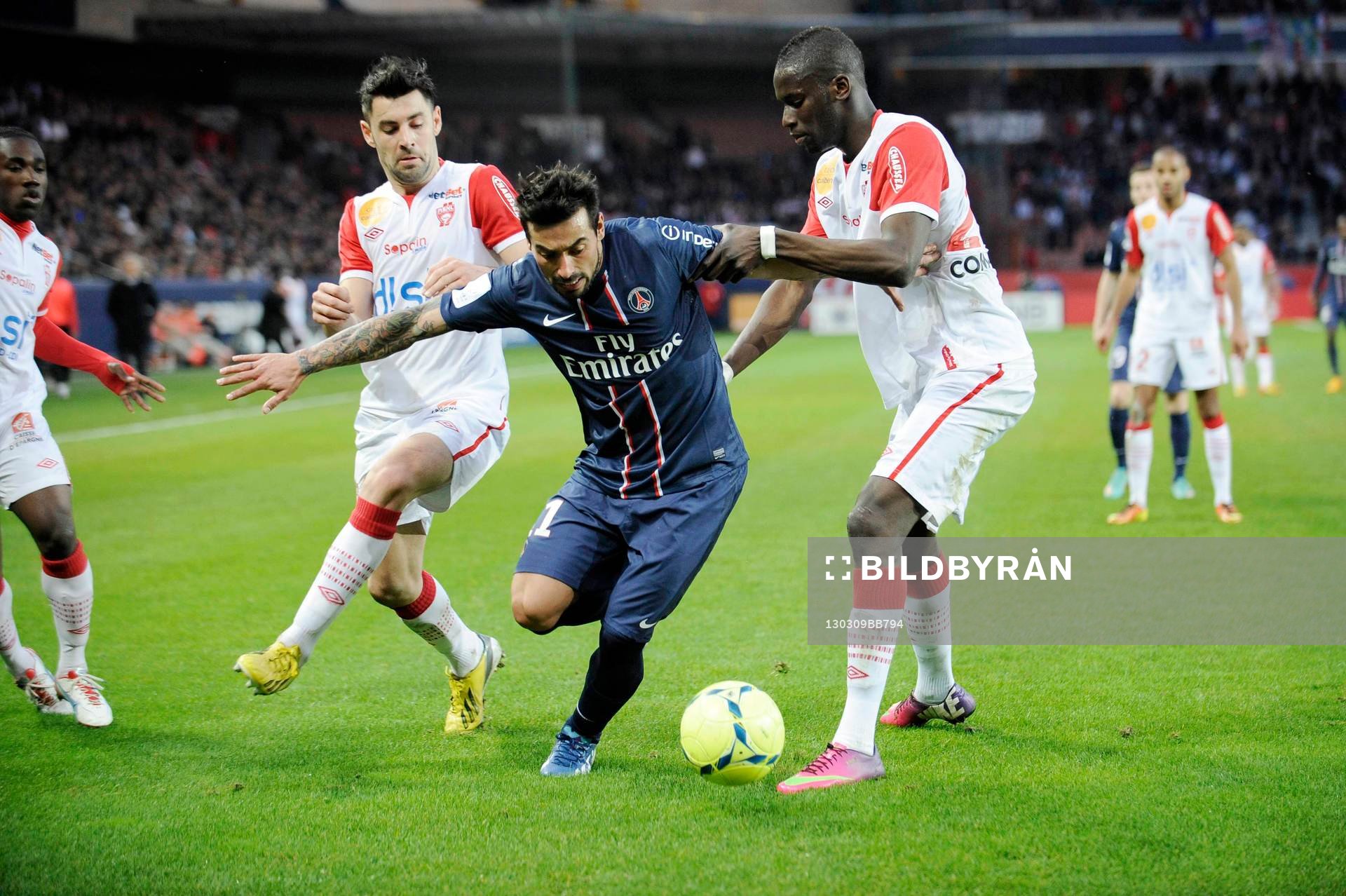 Ezequiel LAVEZZI - 09.03.2013 - Paris Saint Germain / Nancy