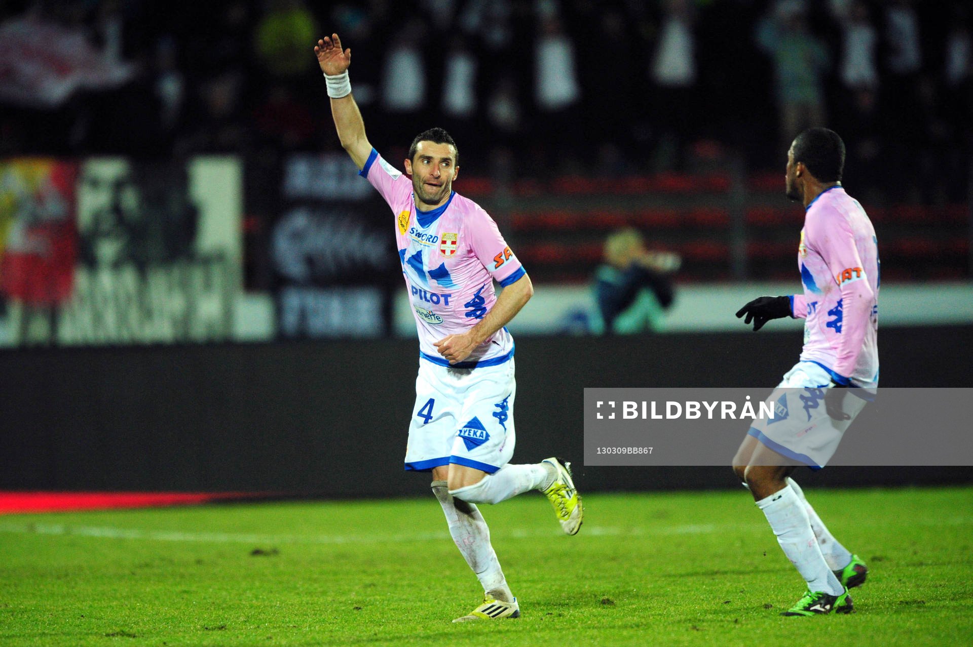 Joie Cedric BARBOSA - 09.03.2013 - Evian Thonon / Sochaux -