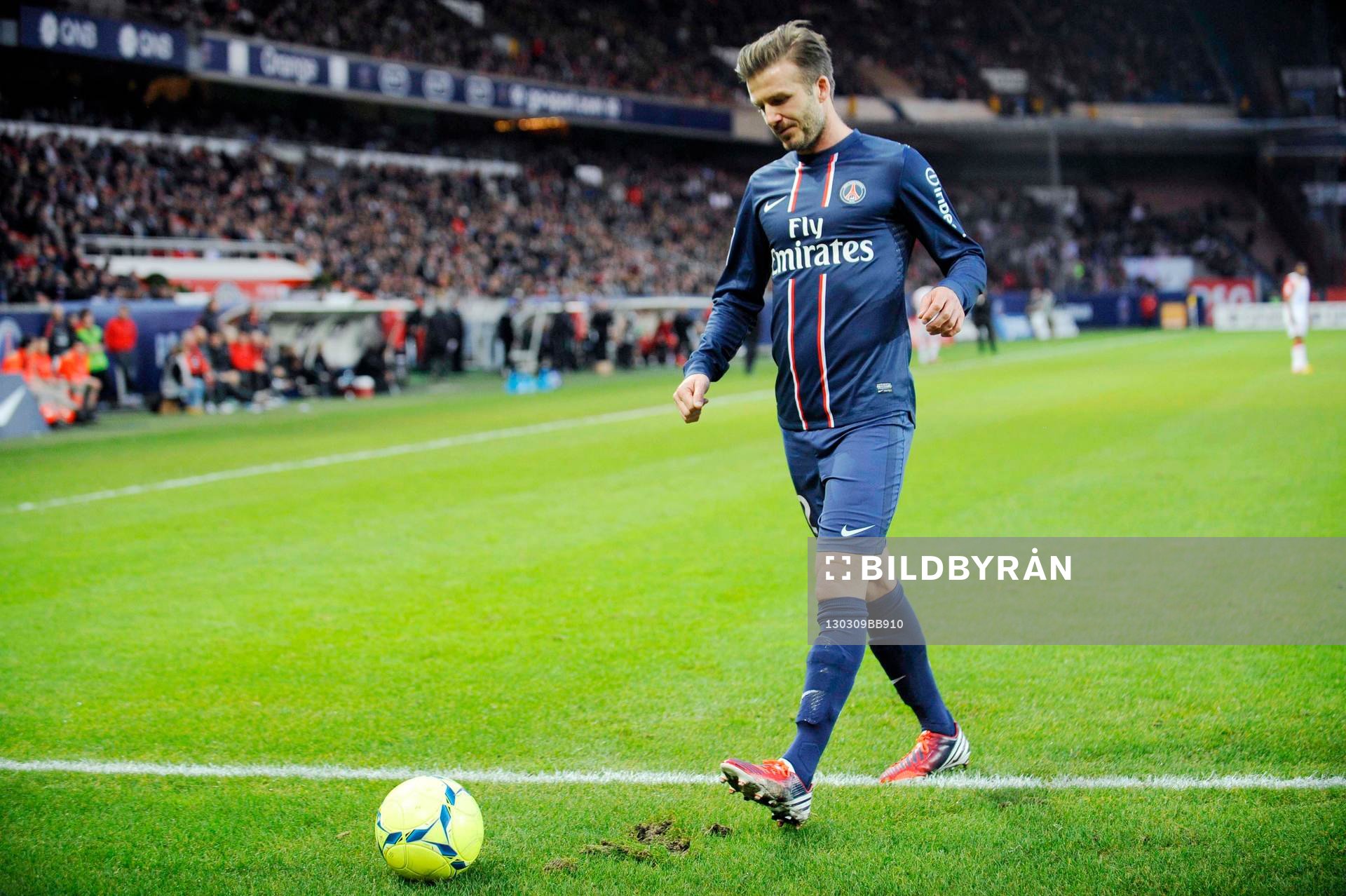David BECKHAM - 09.03.2013 - Paris Saint Germain / Nancy -