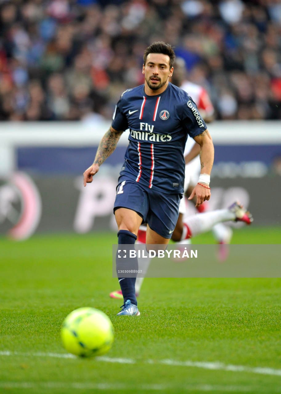 Ezequiel LAVEZZI - 09.03.2013 - Paris Saint Germain / Nancy