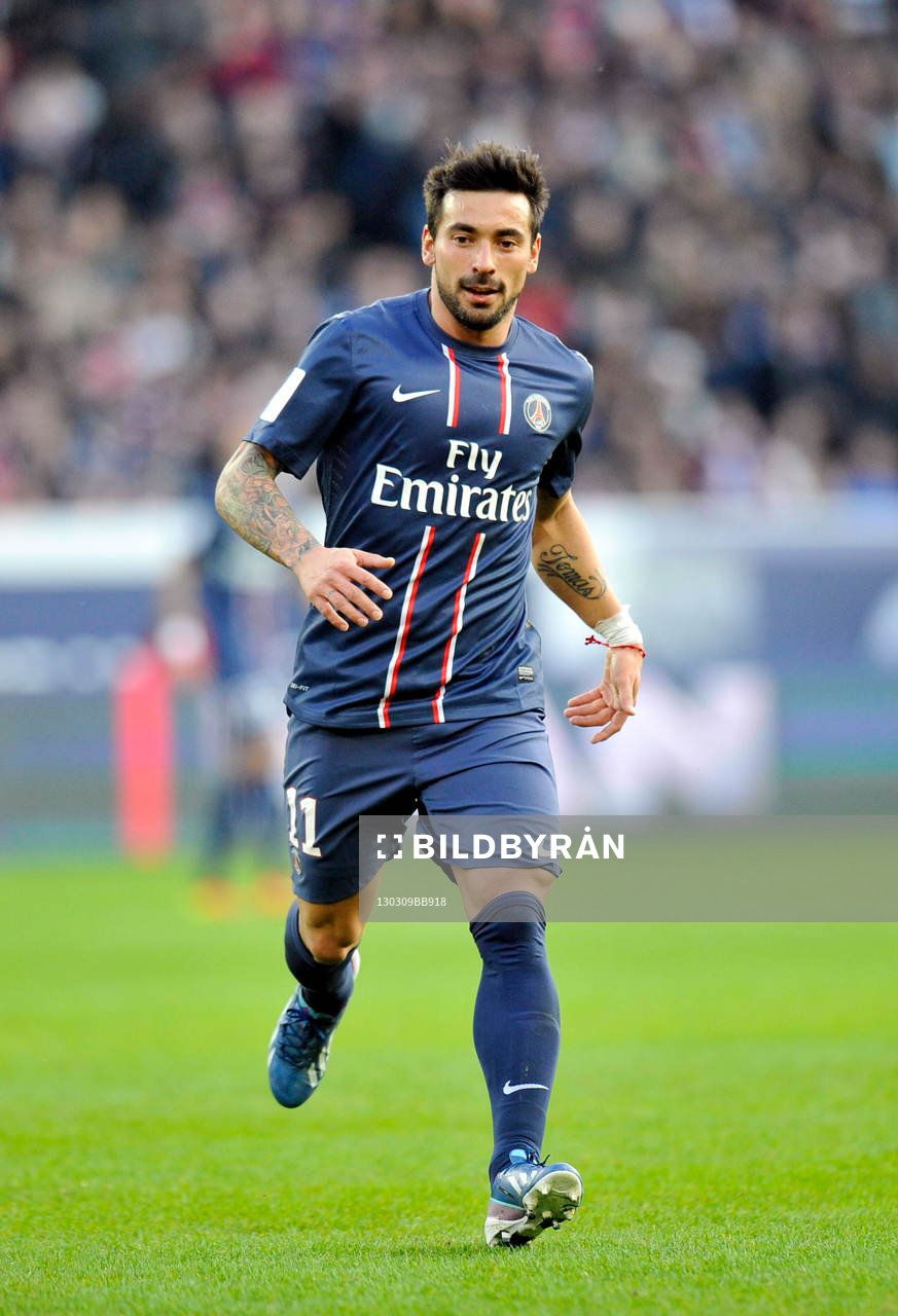 Ezequiel LAVEZZI - 09.03.2013 - Paris Saint Germain / Nancy