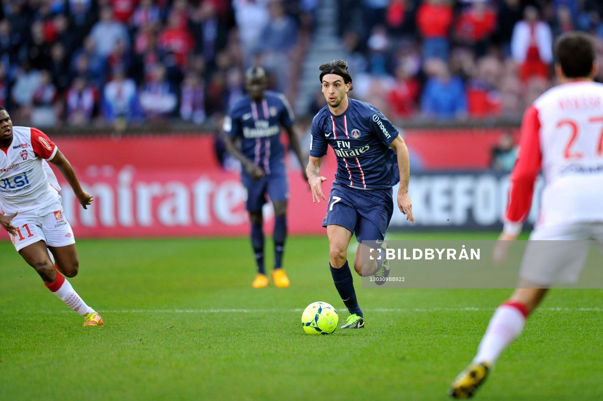 Javier PASTORE - 09.03.2013 - Paris Saint Germain / Nancy -