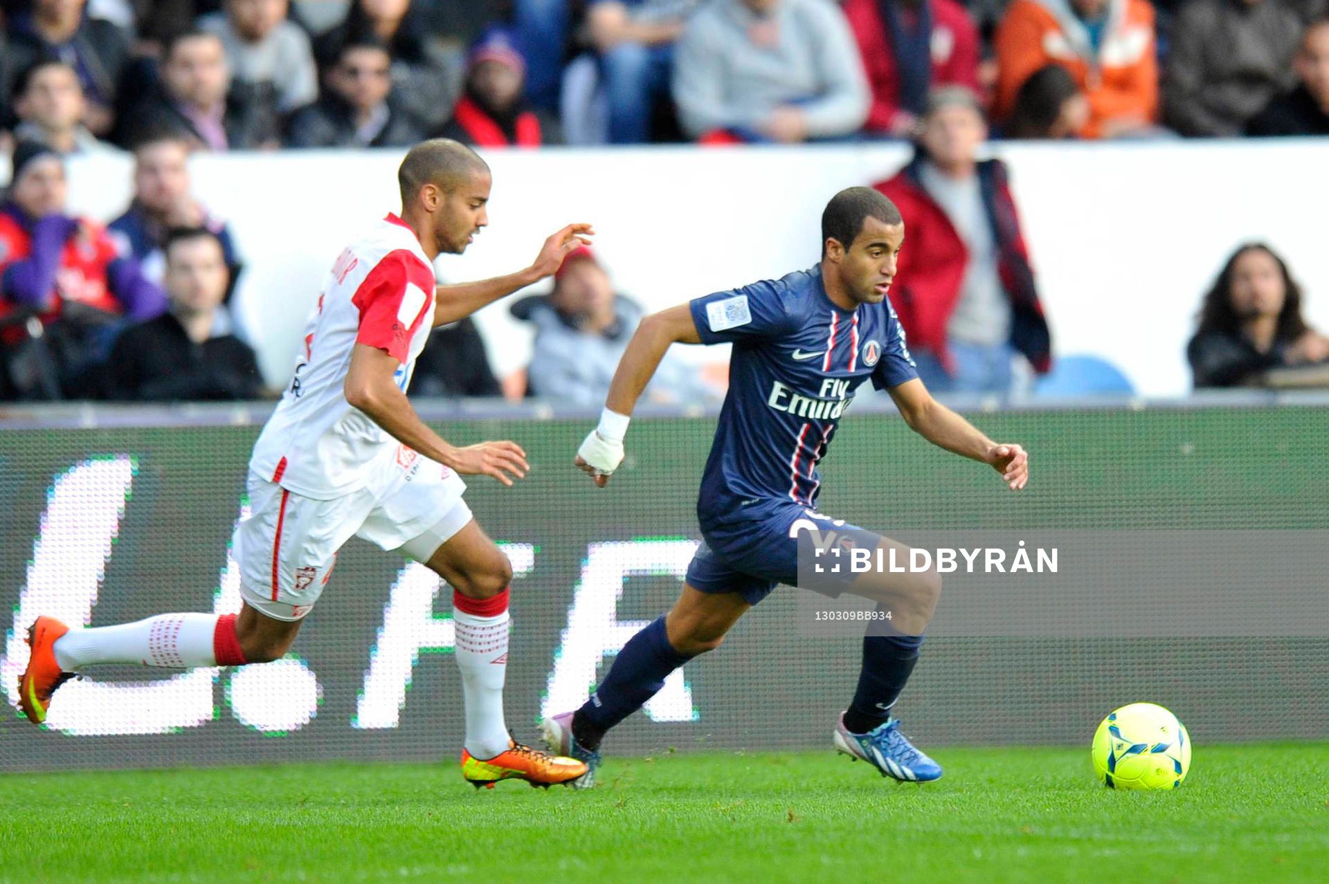 Lucas MOURA - 09.03.2013 - Paris Saint Germain / Nancy -
