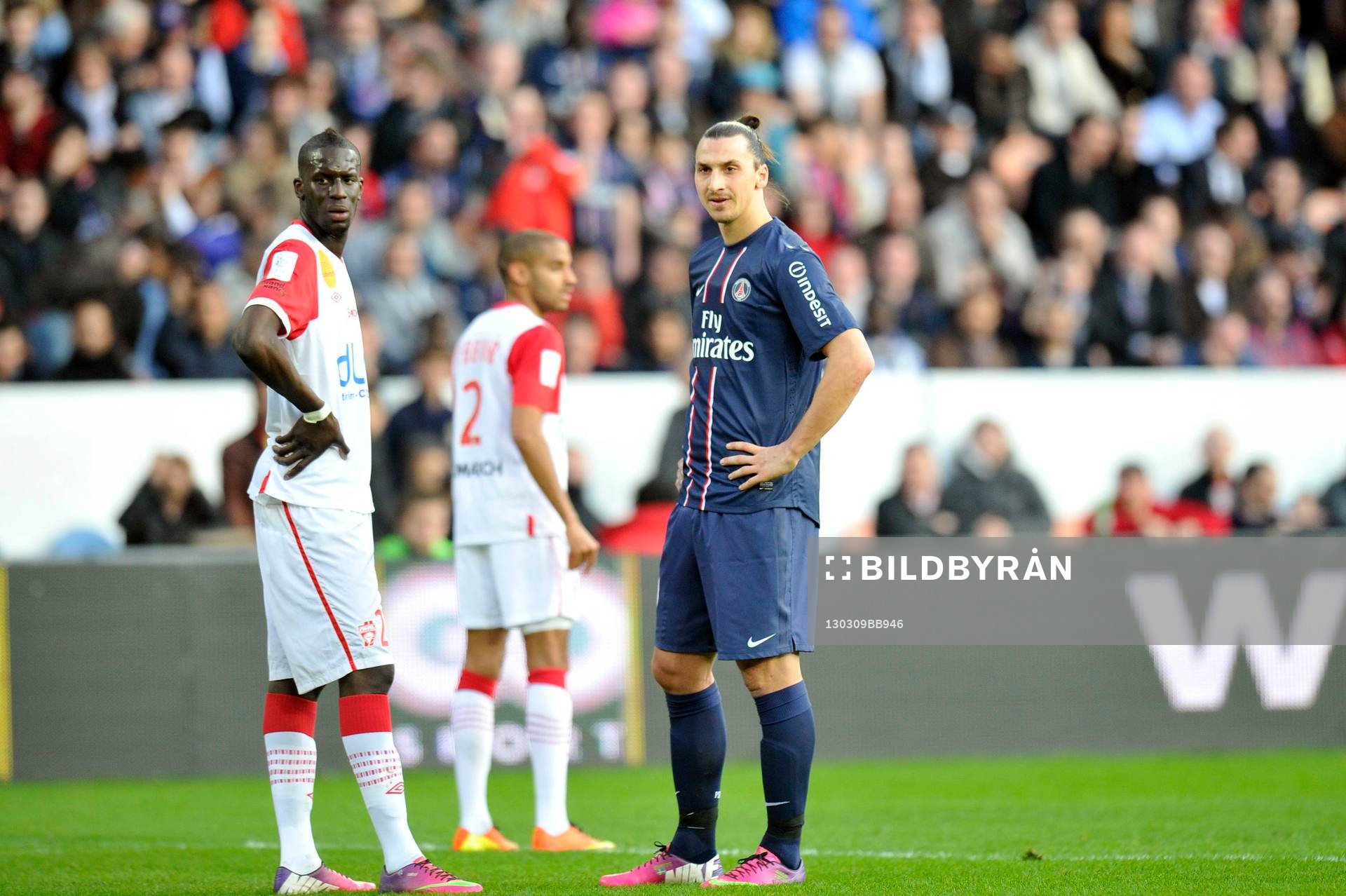 Salif SANE / Zlatan IBRAHIMOVIC - 09.03.2013 - Paris Saint