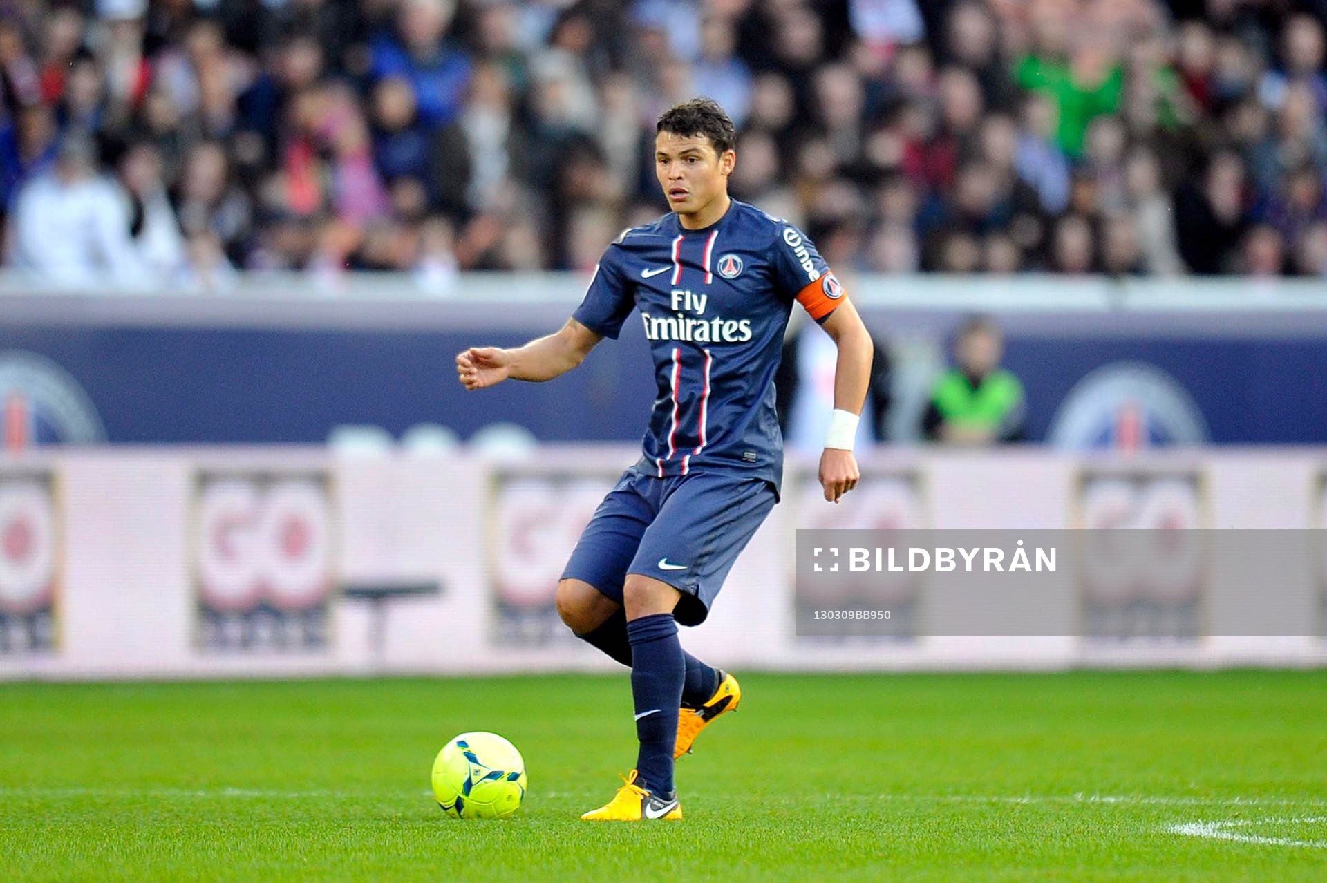  Fotboll, Paris Saint Germain - Nancy: Thiago SILVA - 09.03.2013 - Paris Saint Germain / Nancy - 28e journee de Ligue 1