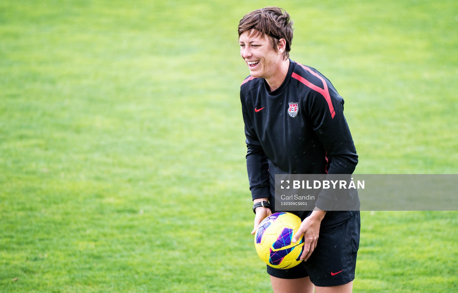 En glad, Abby Wambach, USA