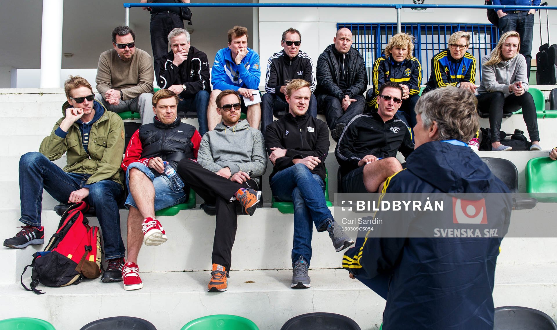 Pia Sundhage, förbundskapten, Sverige, håller föredrag