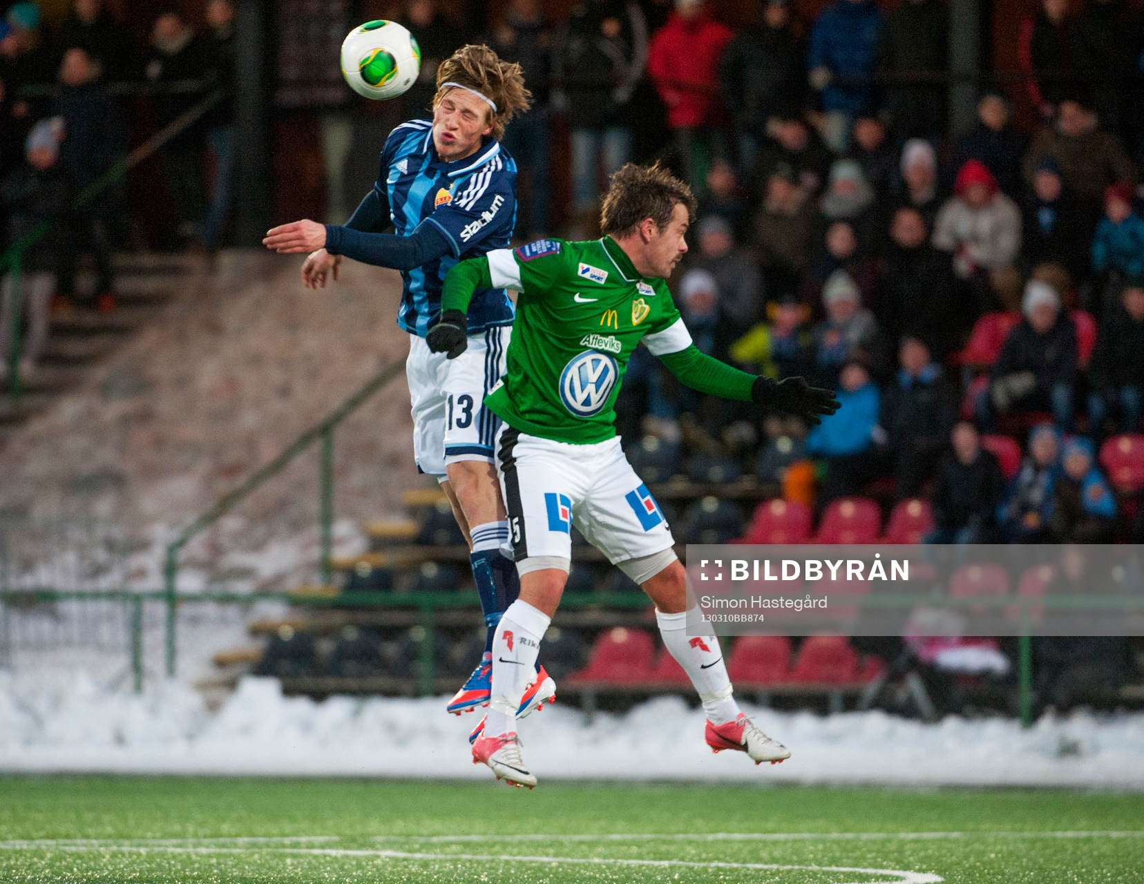 Emil Bergström, Djurgården, och Fredric Fendrich,